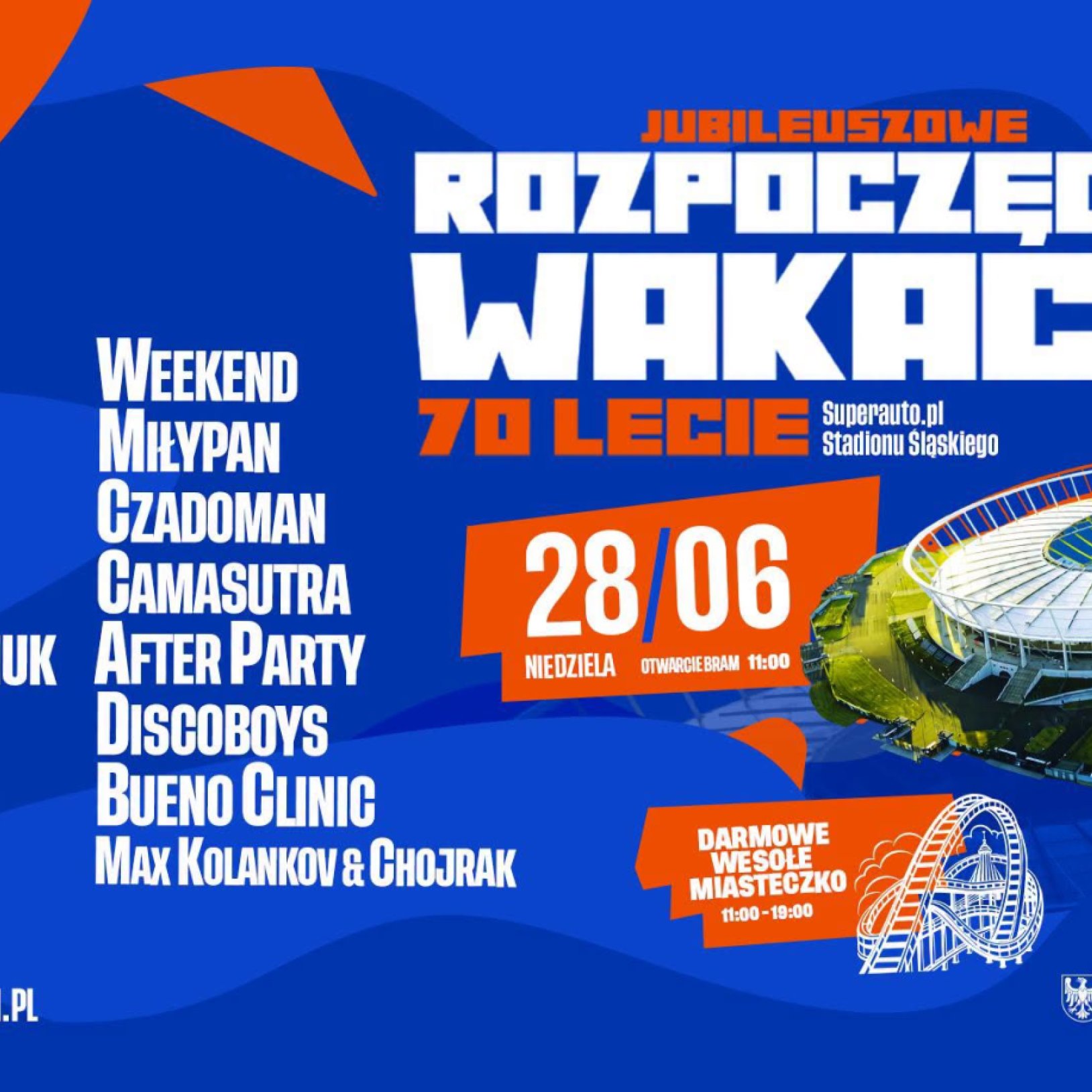 Jubileuszowe Rozpoczęcie Wakacji na Śląskim