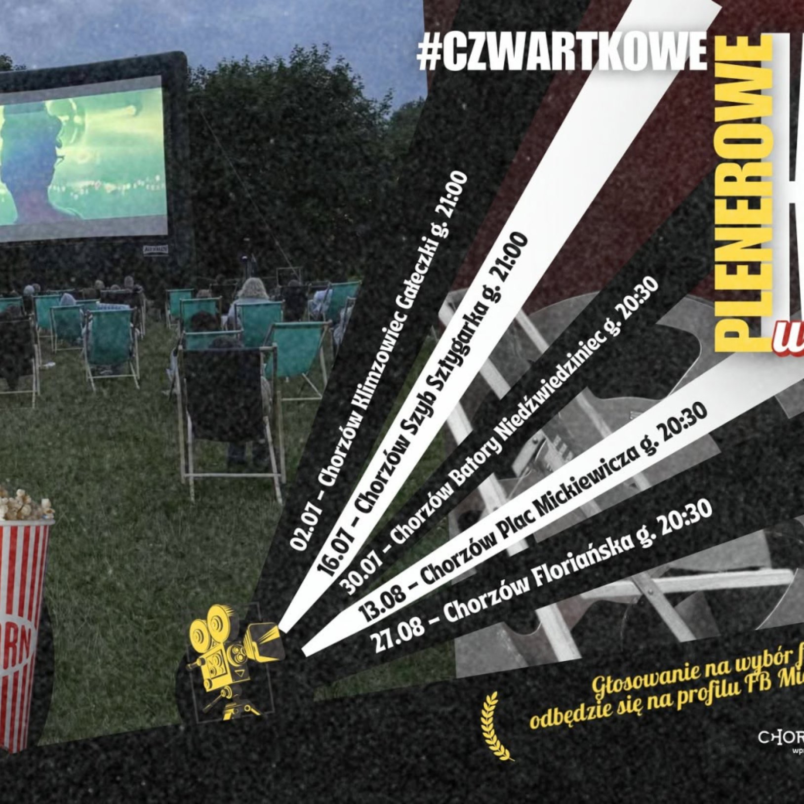 Czwartkowe kino plenerowe w Chorzowie