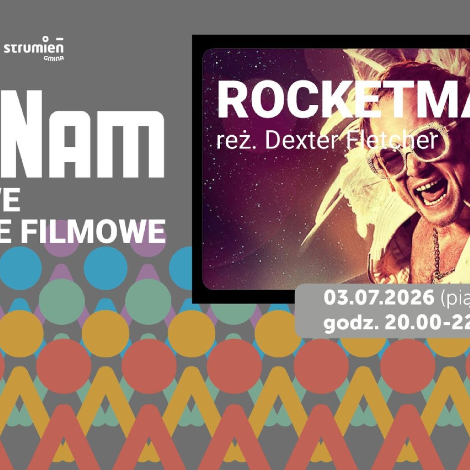 ROCKETMAN - KinoNam - plenerowe projekcje filmowe / emgok Strumień