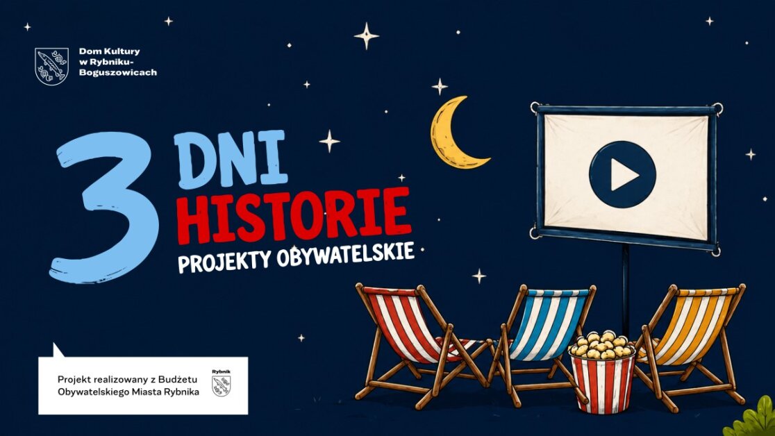 Kino plenerowe Wakacje Mikołajka w ramach projektu Sport i rekreacja łączy dzielnice