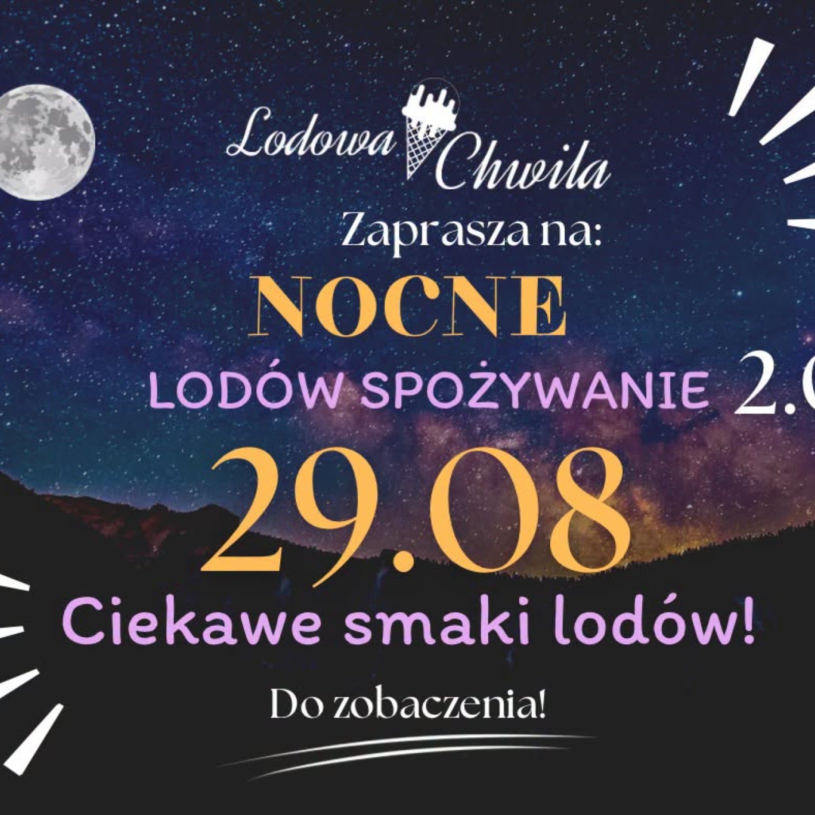 Nocne Lodów Spożywanie
