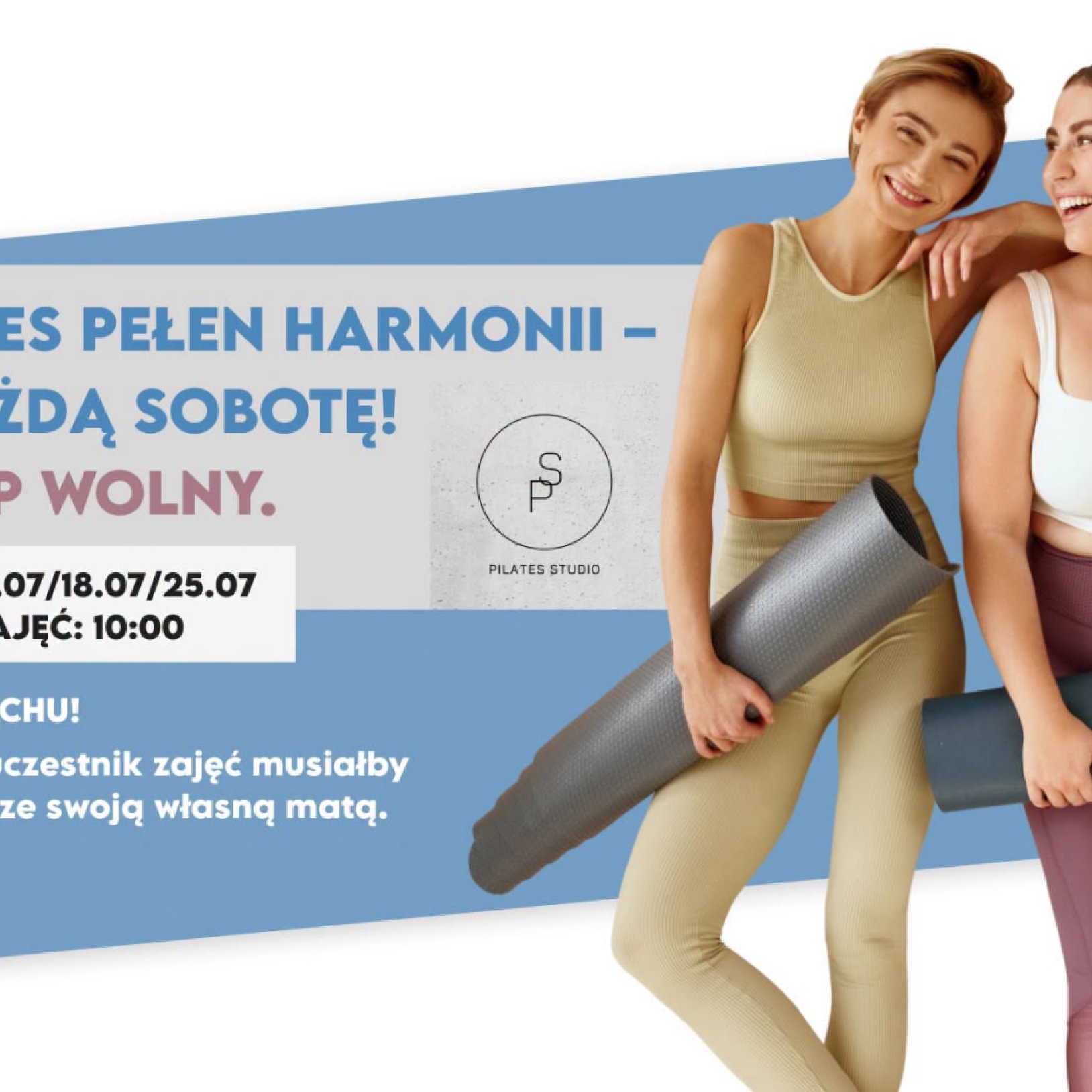Pilates Pełen Harmonii na dachu Ruda Śląska Plaza