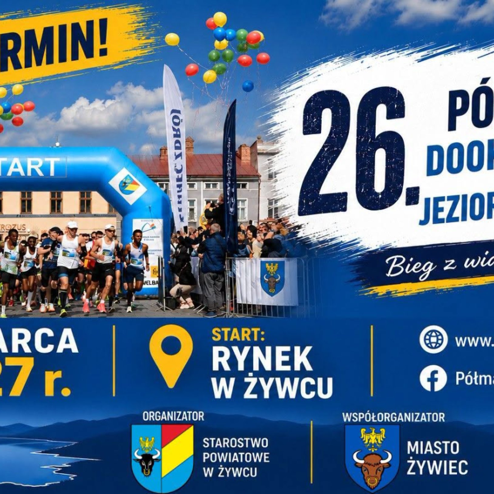 plakat półmaratonu