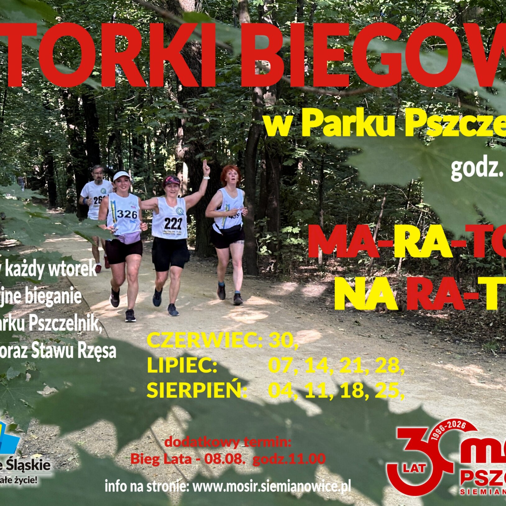 plakat wtorków biegowych
