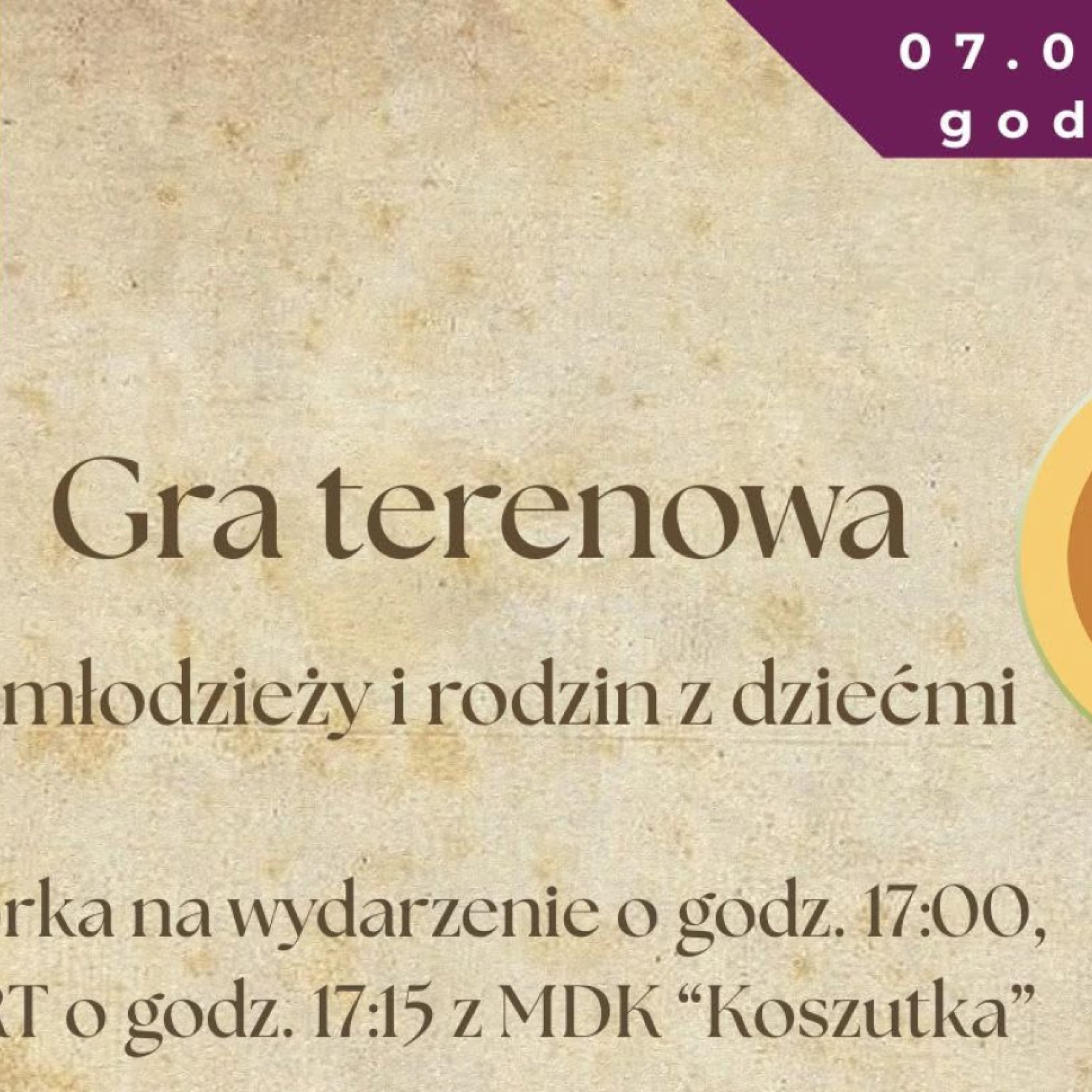 Gra terenowa dla młodzieży i rodzin z dziećmi