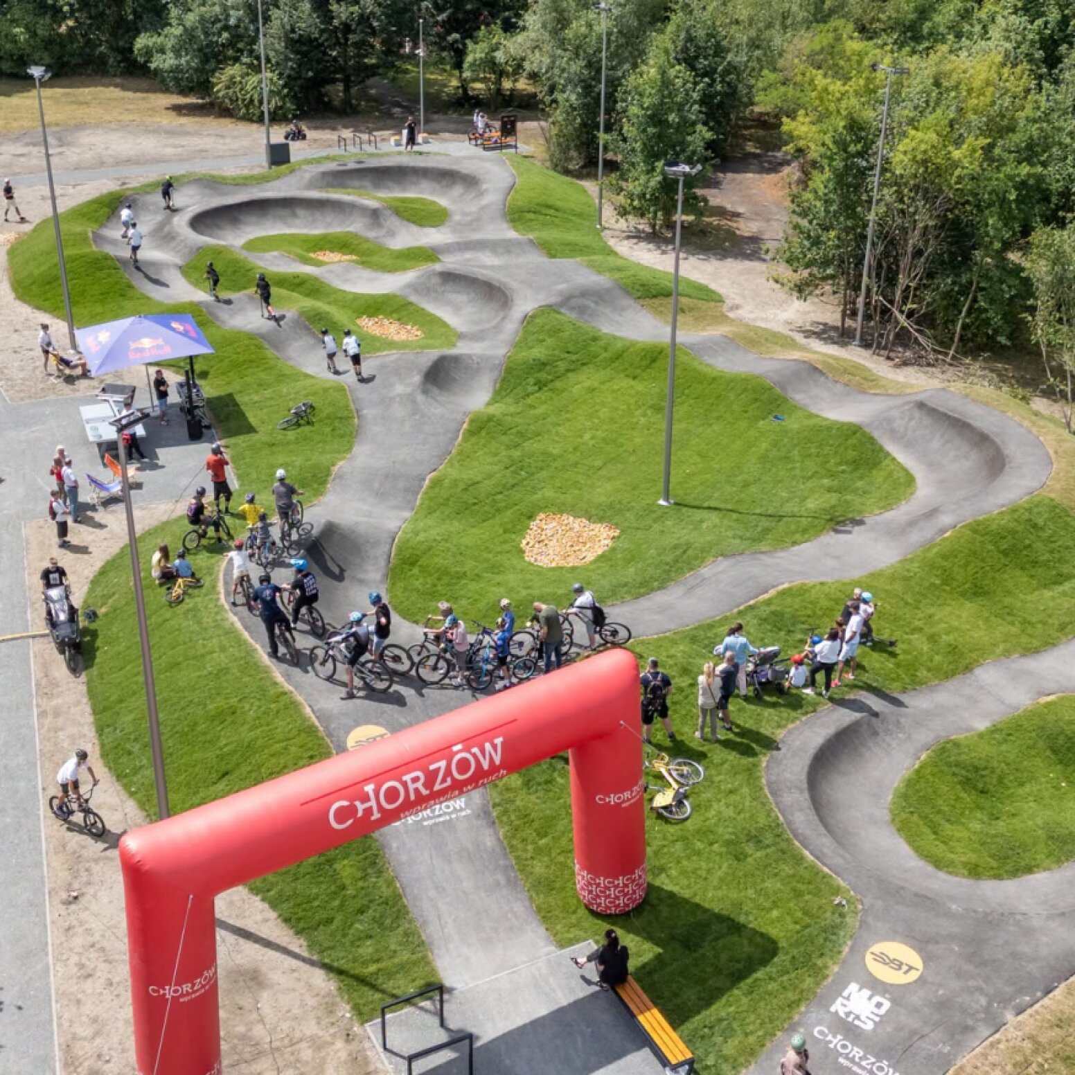 Nowy pumptrack w Chorzowie