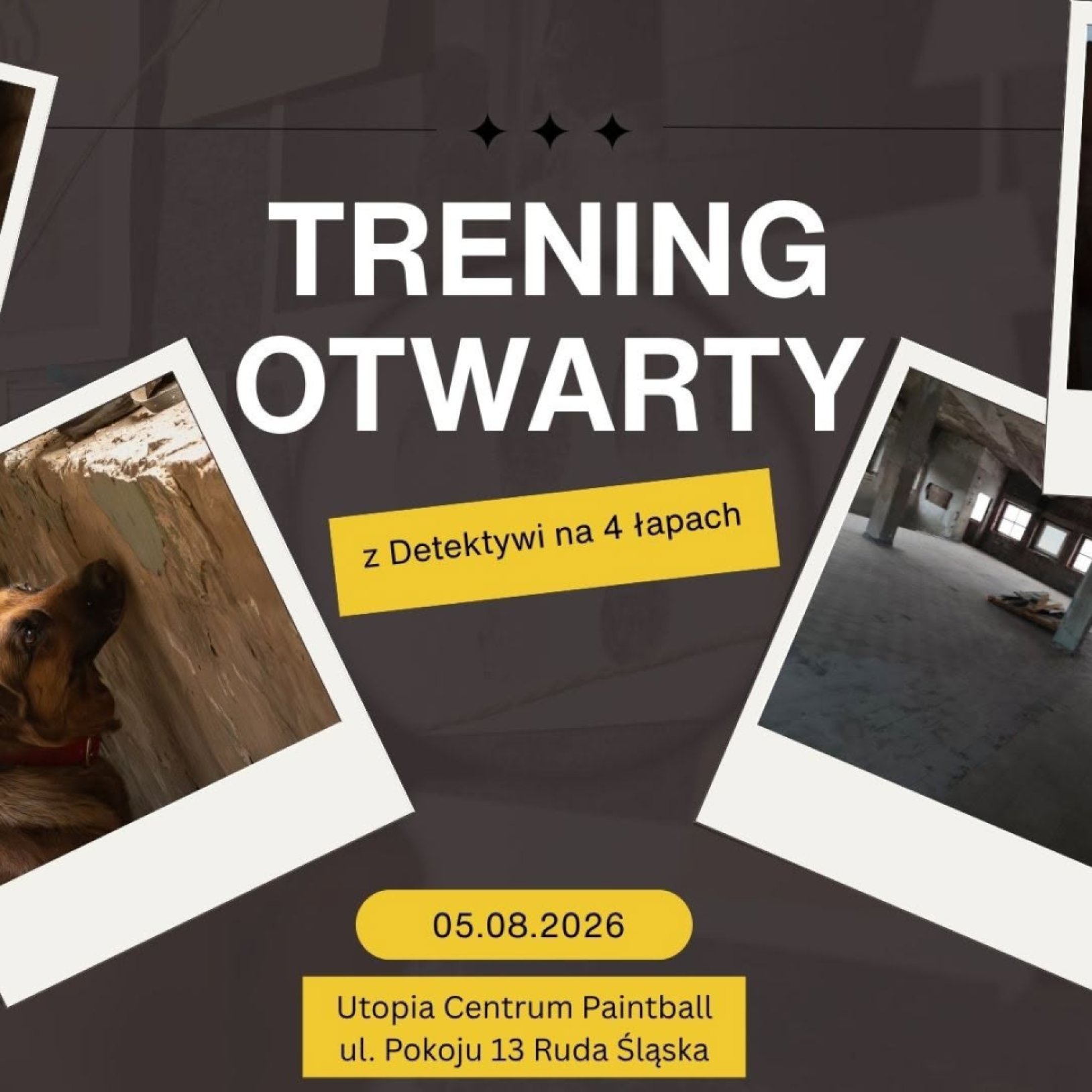 Trening otwarty w budynku Utopia Paintball