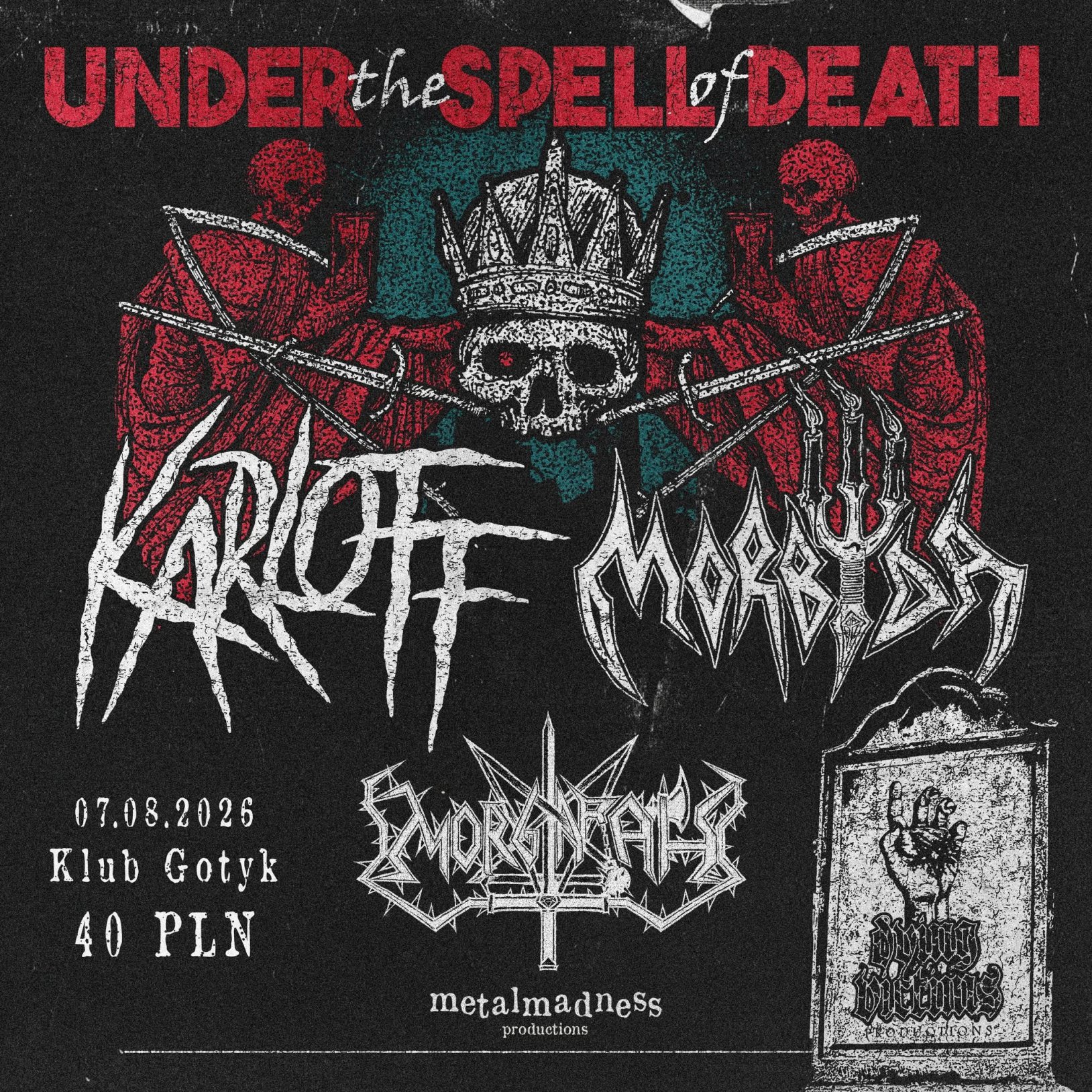 UNDER THE SPELL OF DEATH TOUR | Karloff + Morbyda + Morgarath