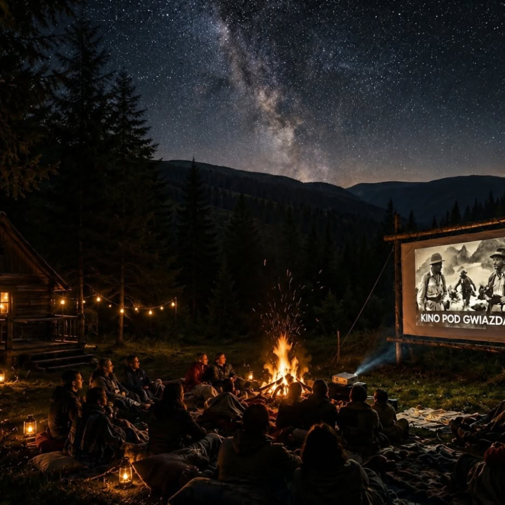 Kino i Tańce pod Gwiazdami w Dzikich Szałasach  - film Wszystko za Życie - Into the Wild