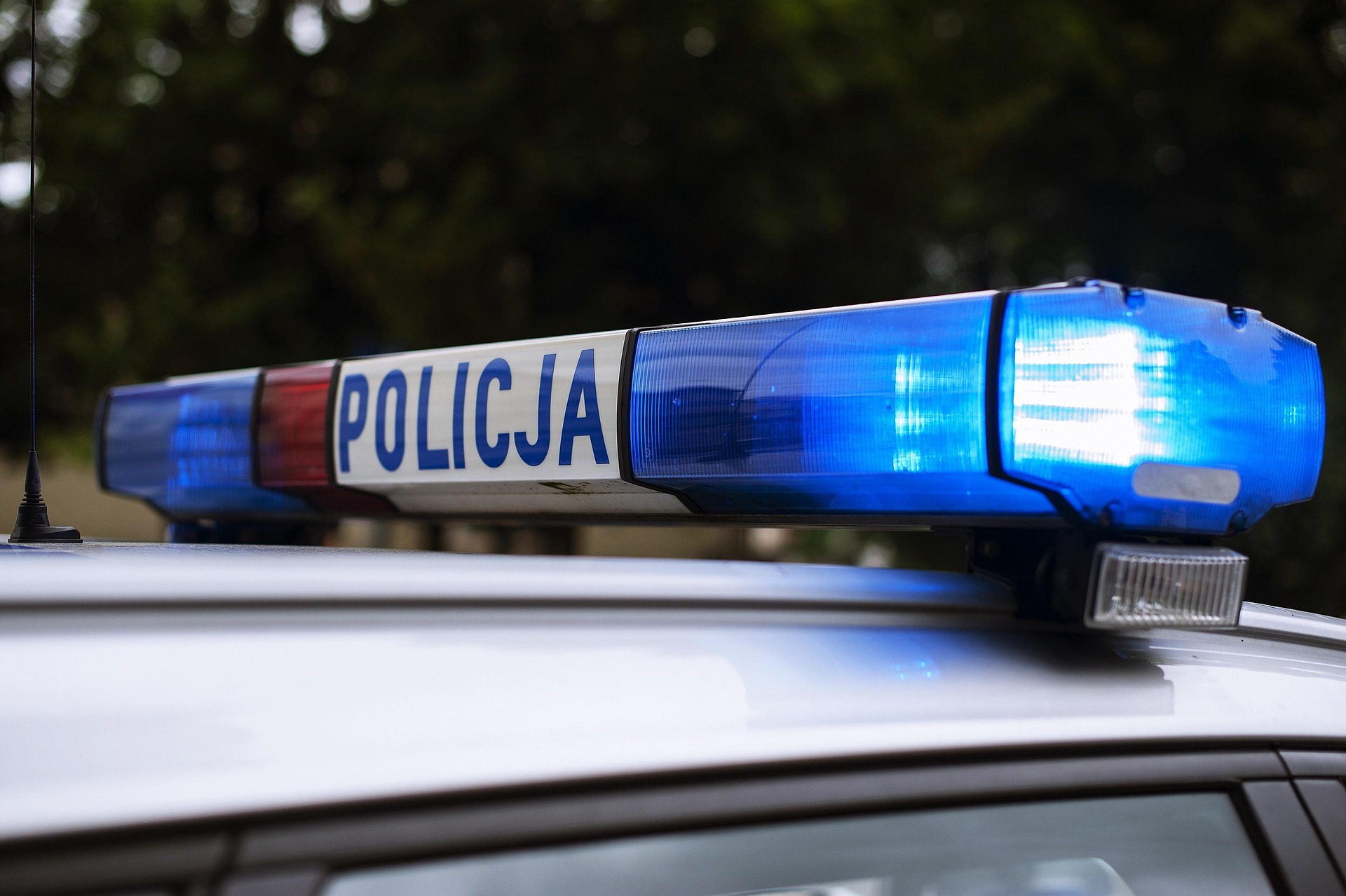 Sygnalizacja radiowozu policyjnego