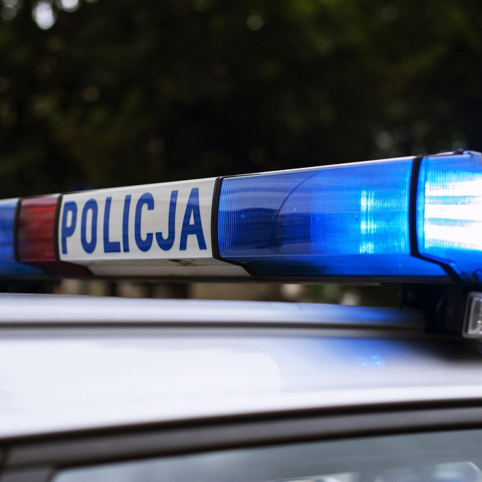Sygnalizacja radiowozu policyjnego