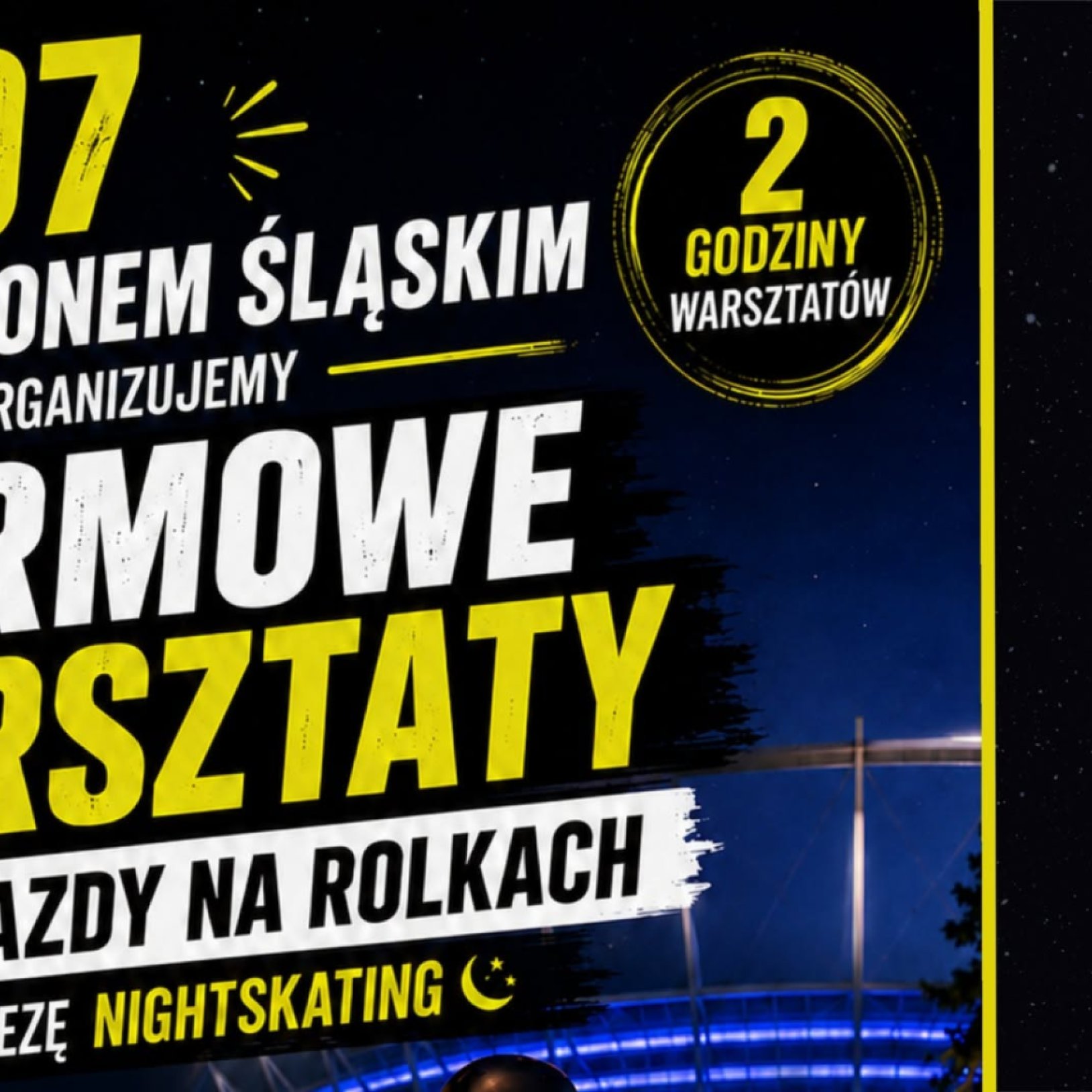 Darmowe warsztaty nauki jazdy na rolkach pod Stadionem Śląskim