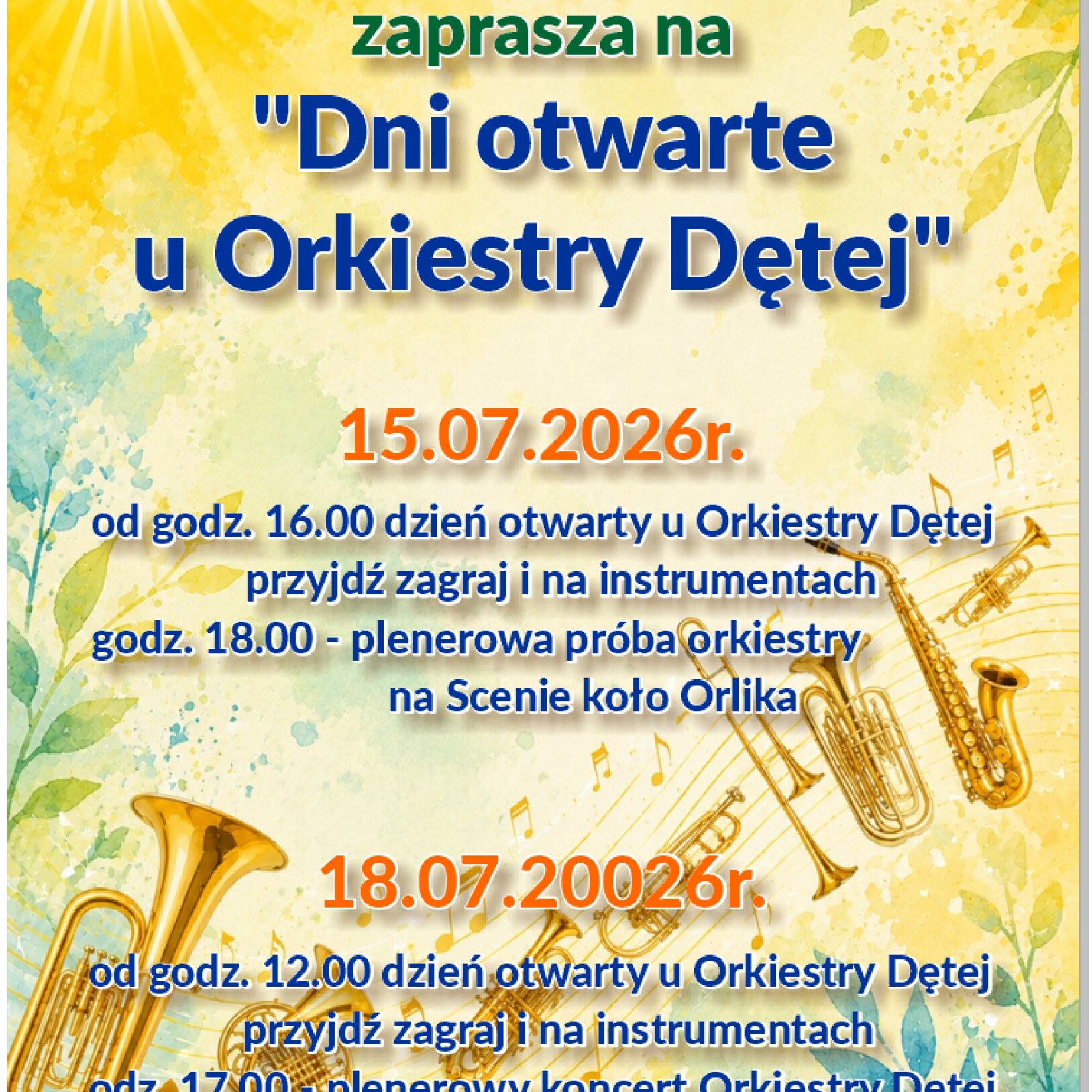 Dni otwarte u Orkiestry Dętej w Ciasnej