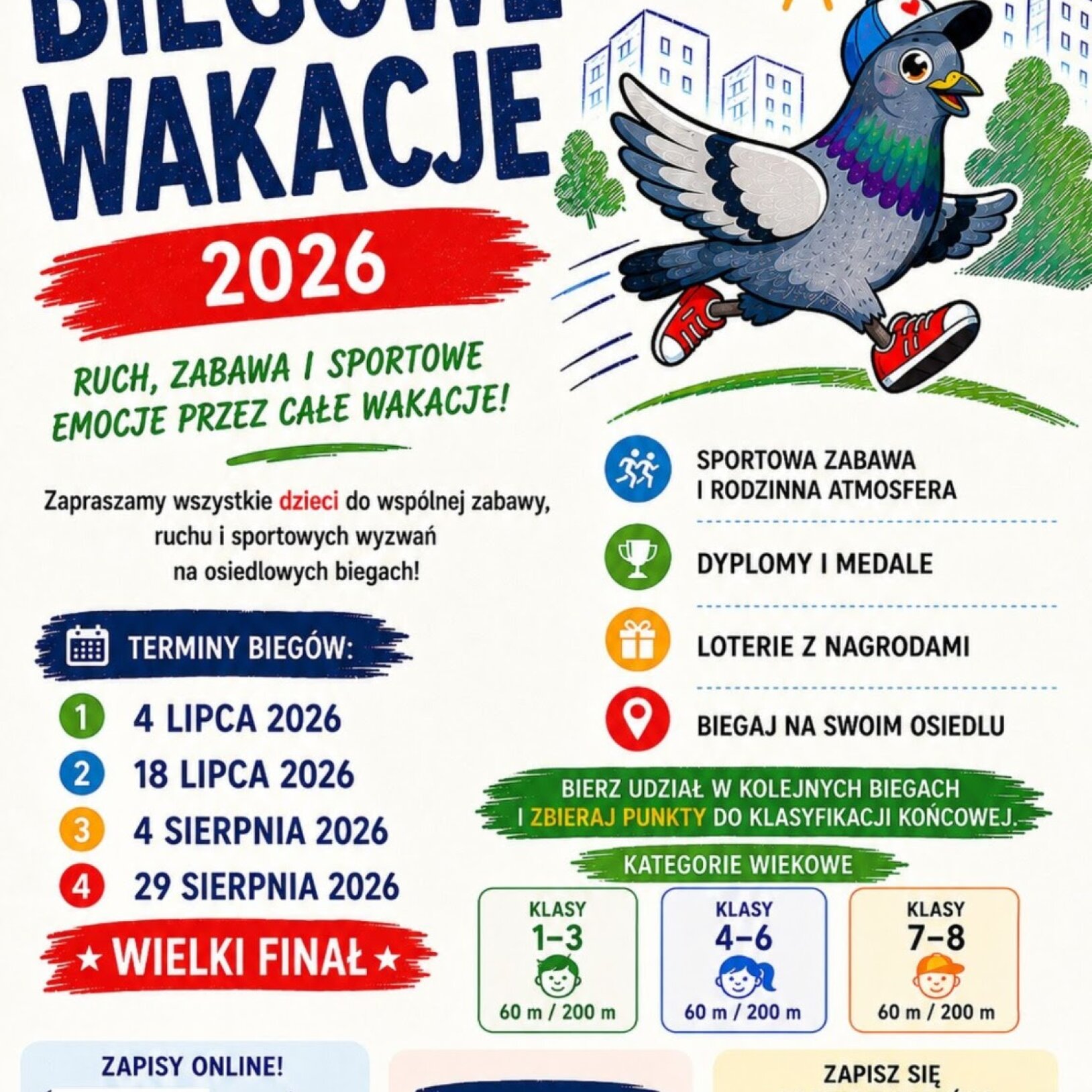 Biegowe Wakacje Obrońców Pokoju Gliwice 2026