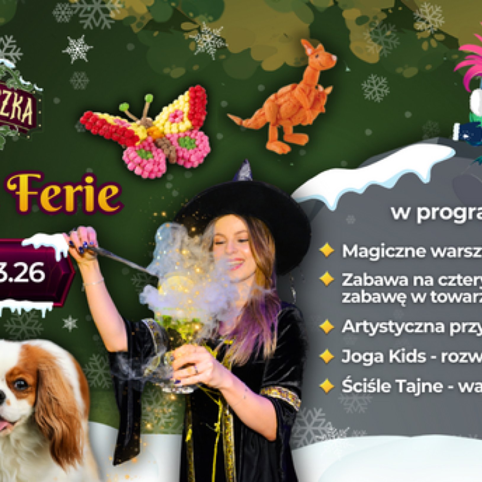 Magiczne Ferie w Jamie Bazyliszka Legendia