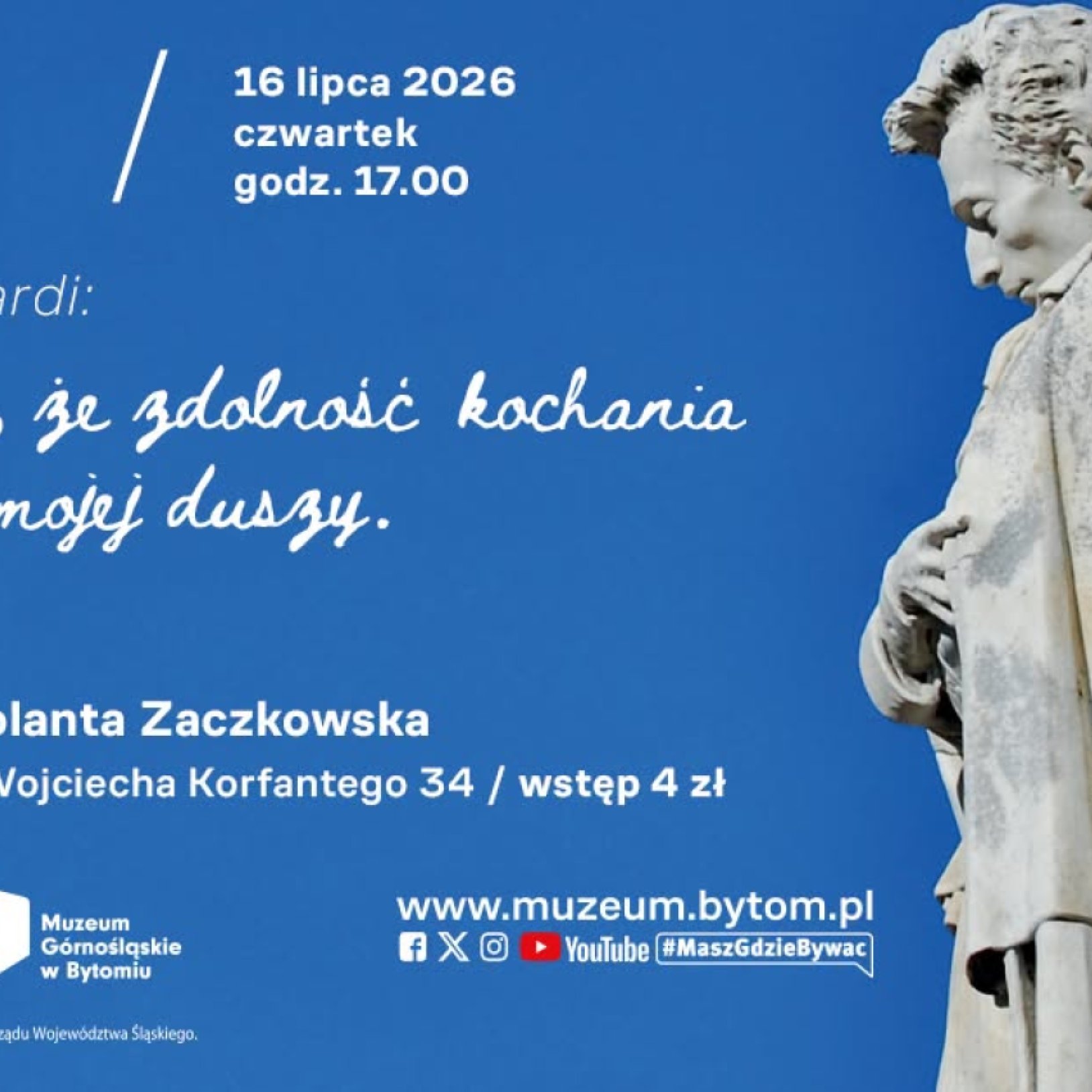 Giacomo Leopardi: Sądziłem, że zdolność kochania zgasła w mojej duszy. Listy – wykład