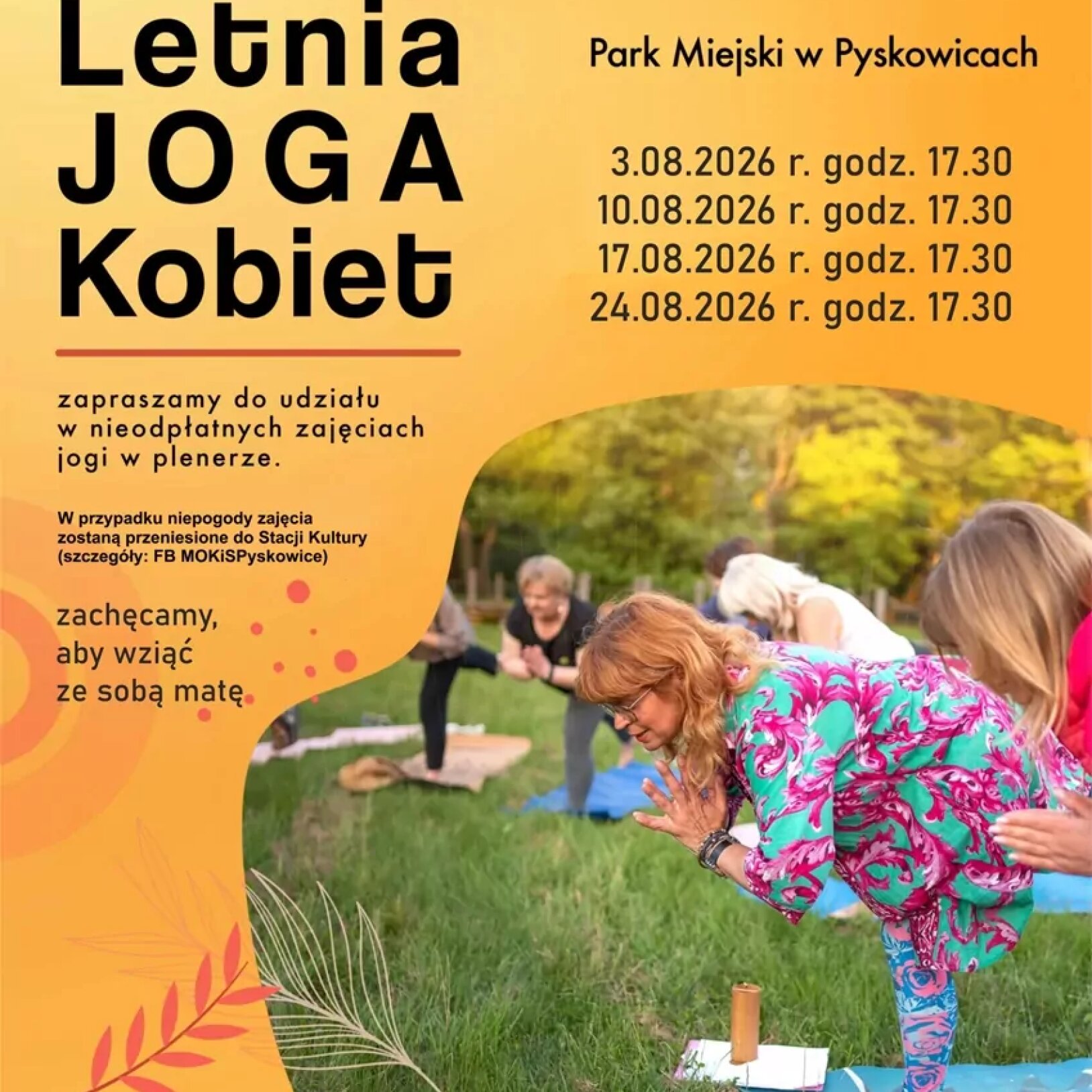 Letnia Joga Kobiet – sierpień