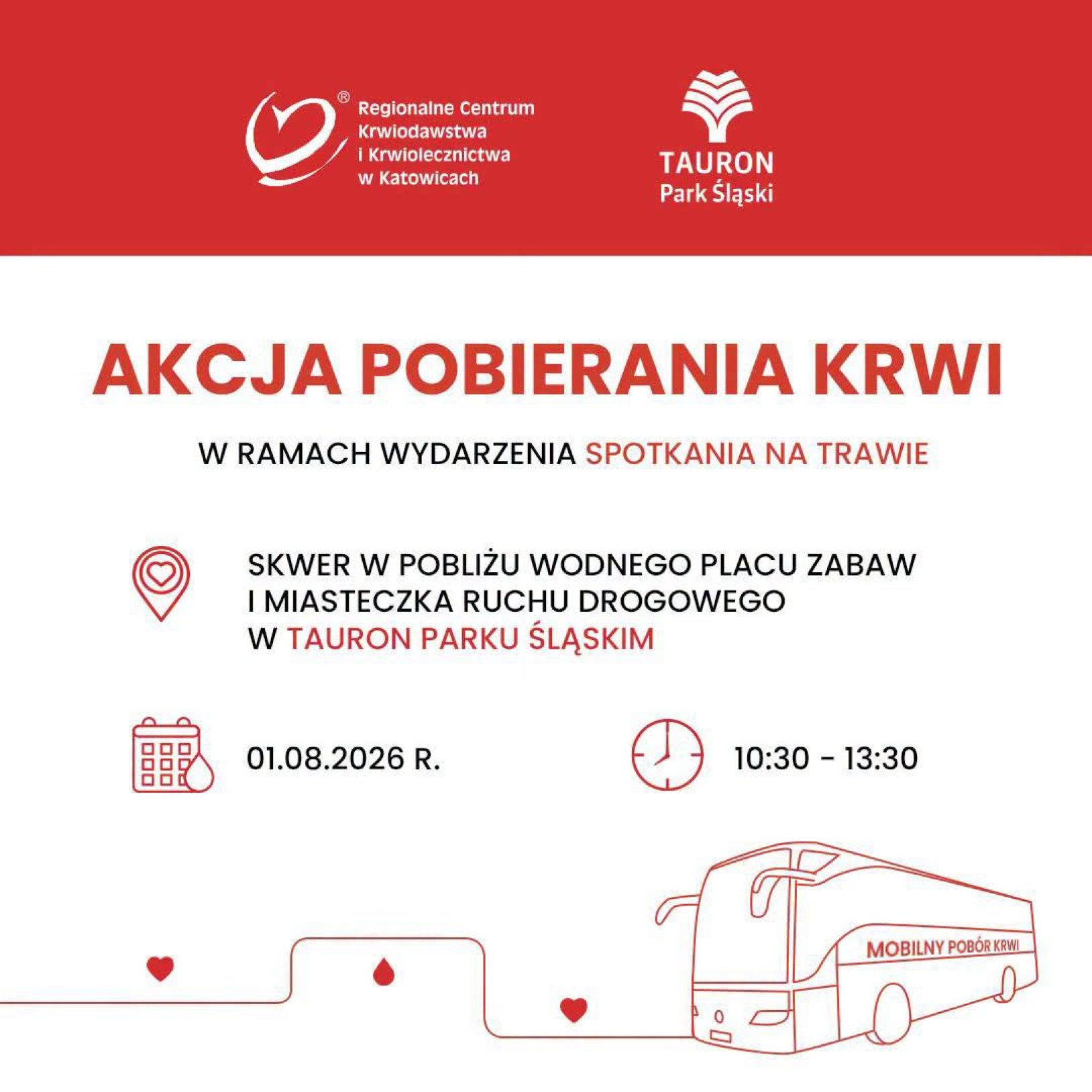 Akcja pobierania krwi w ramach Spotkania na Trawie