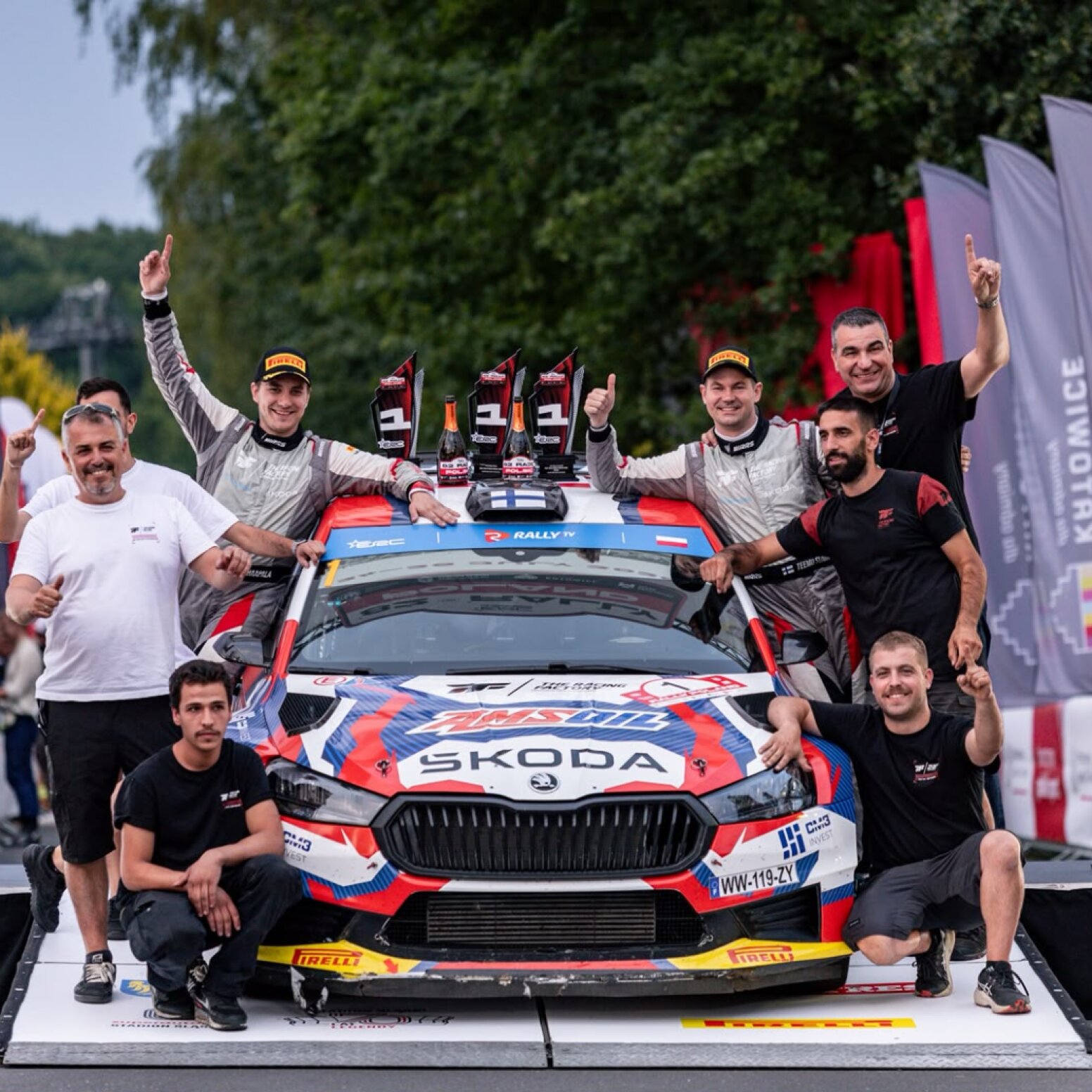 Teemu Suninen i Antte Haapala wygrali Rajd Polski