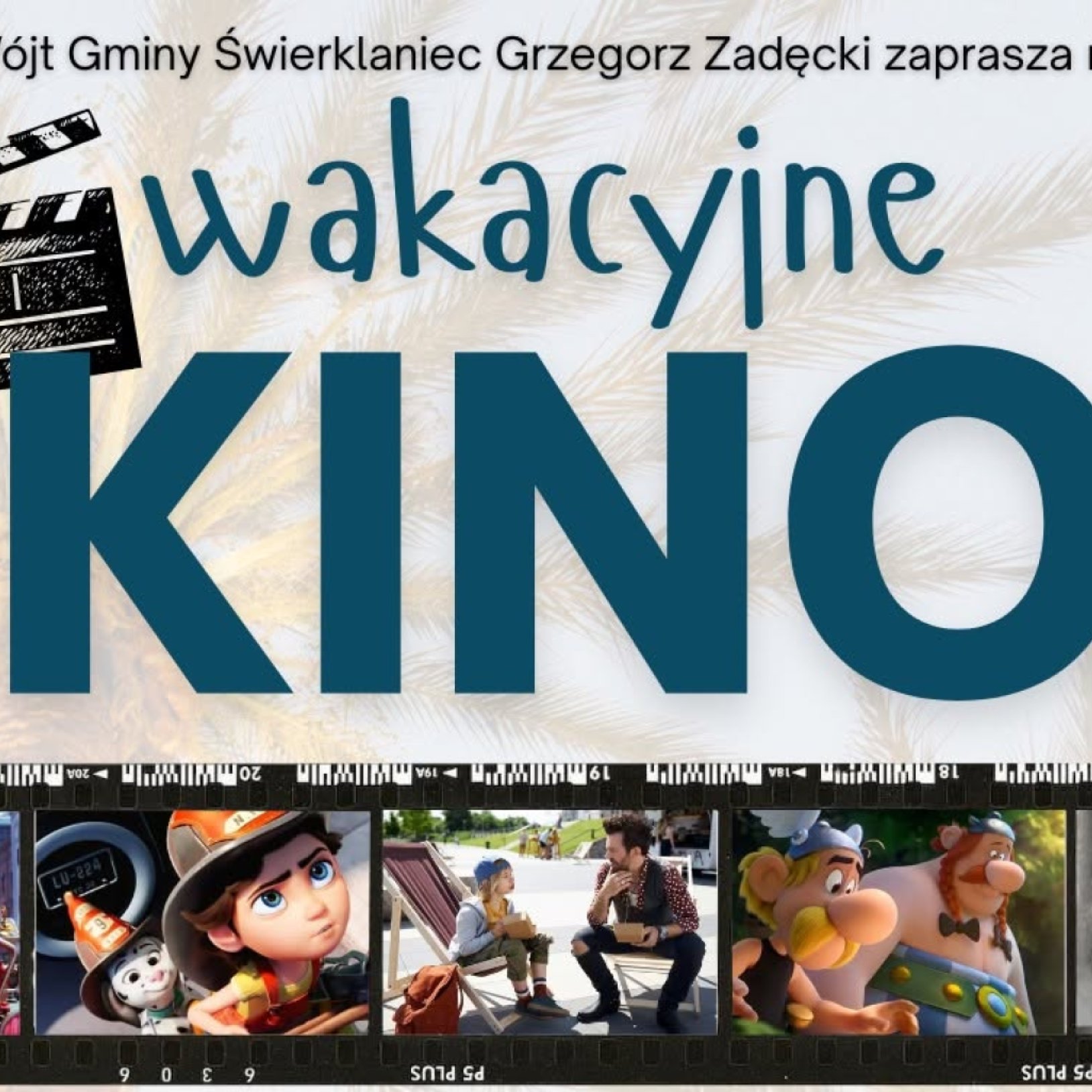 Wakacyjne kino w gminie Świerklaniec