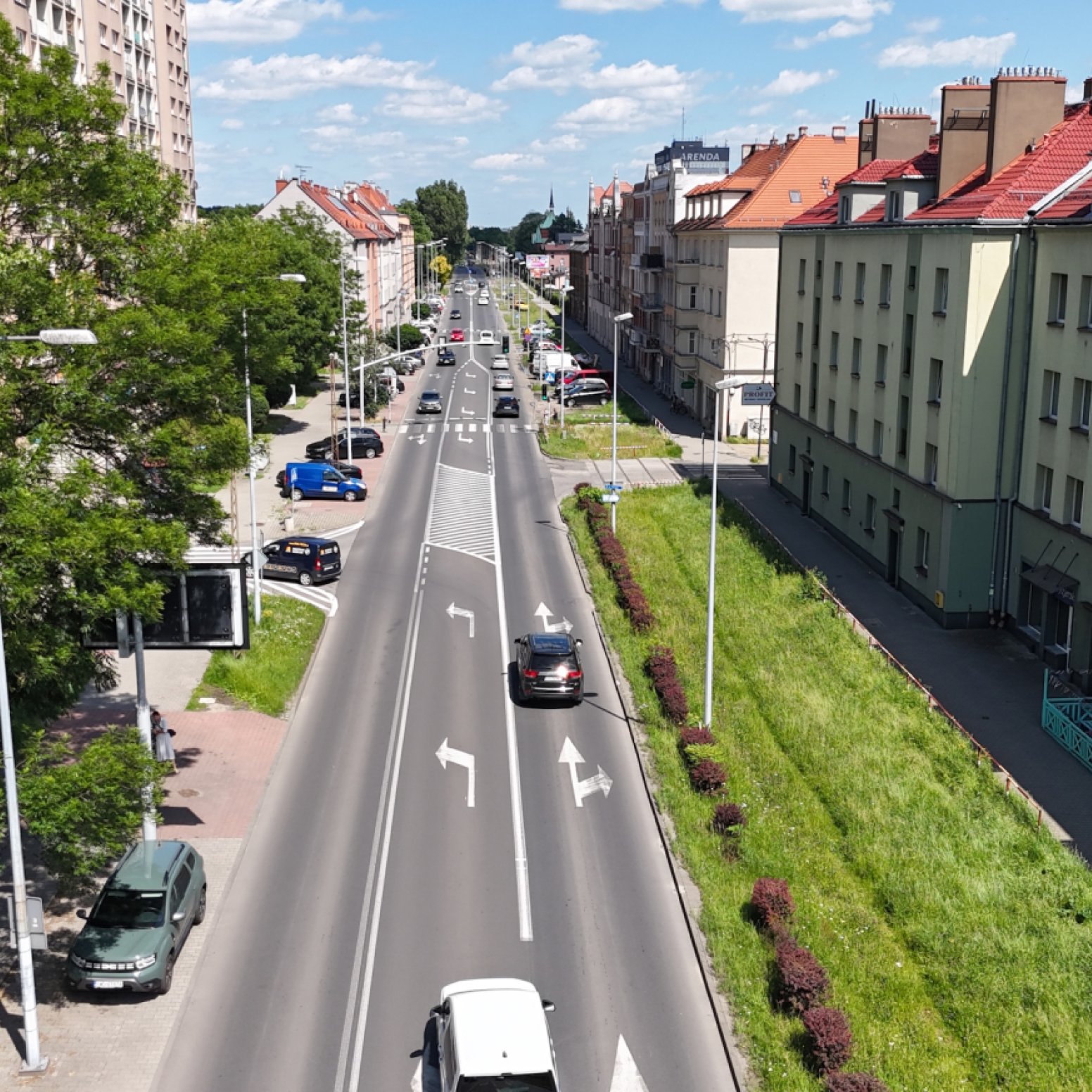 Ulica z lotu ptaka