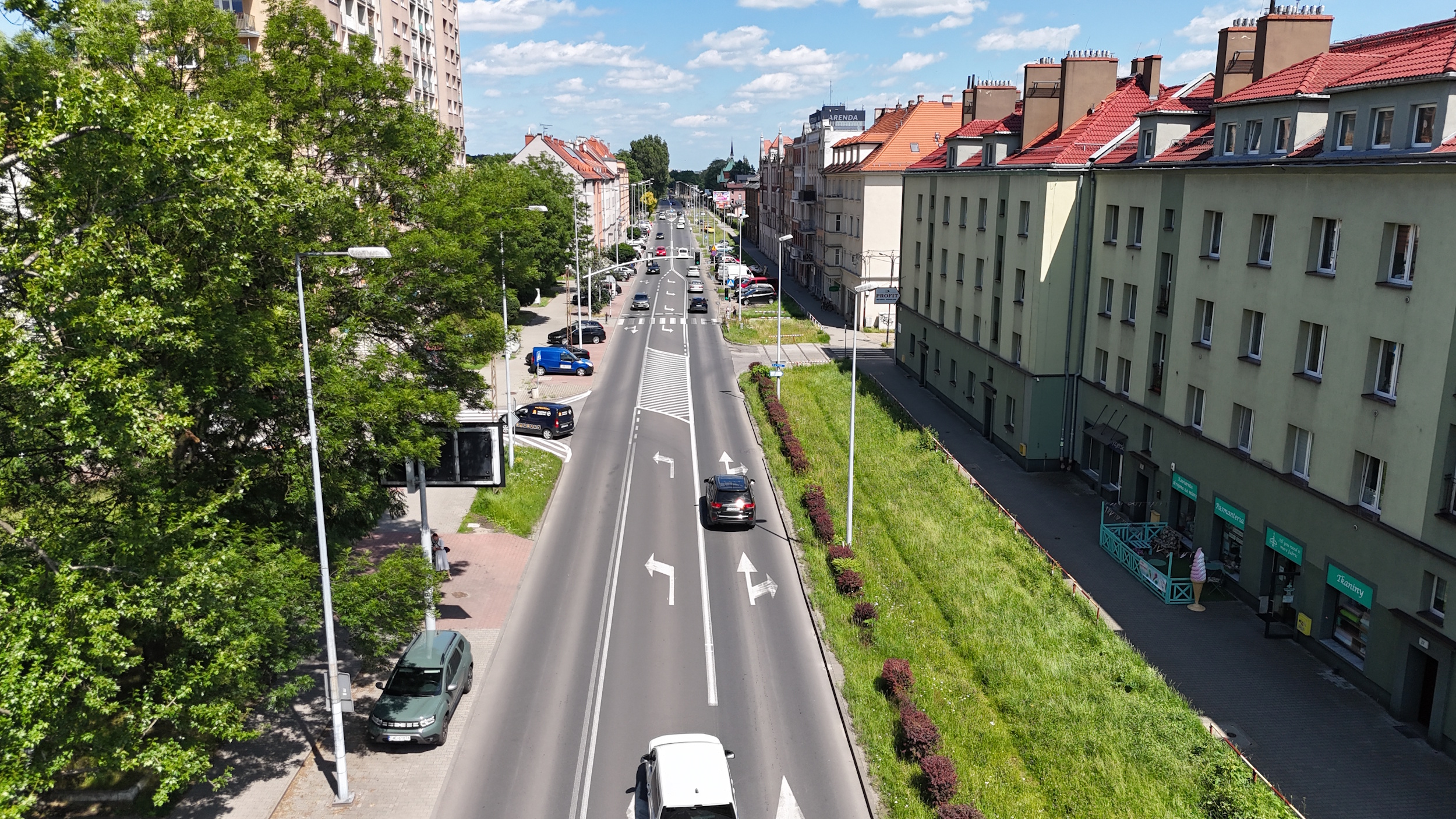 Ulica z lotu ptaka
