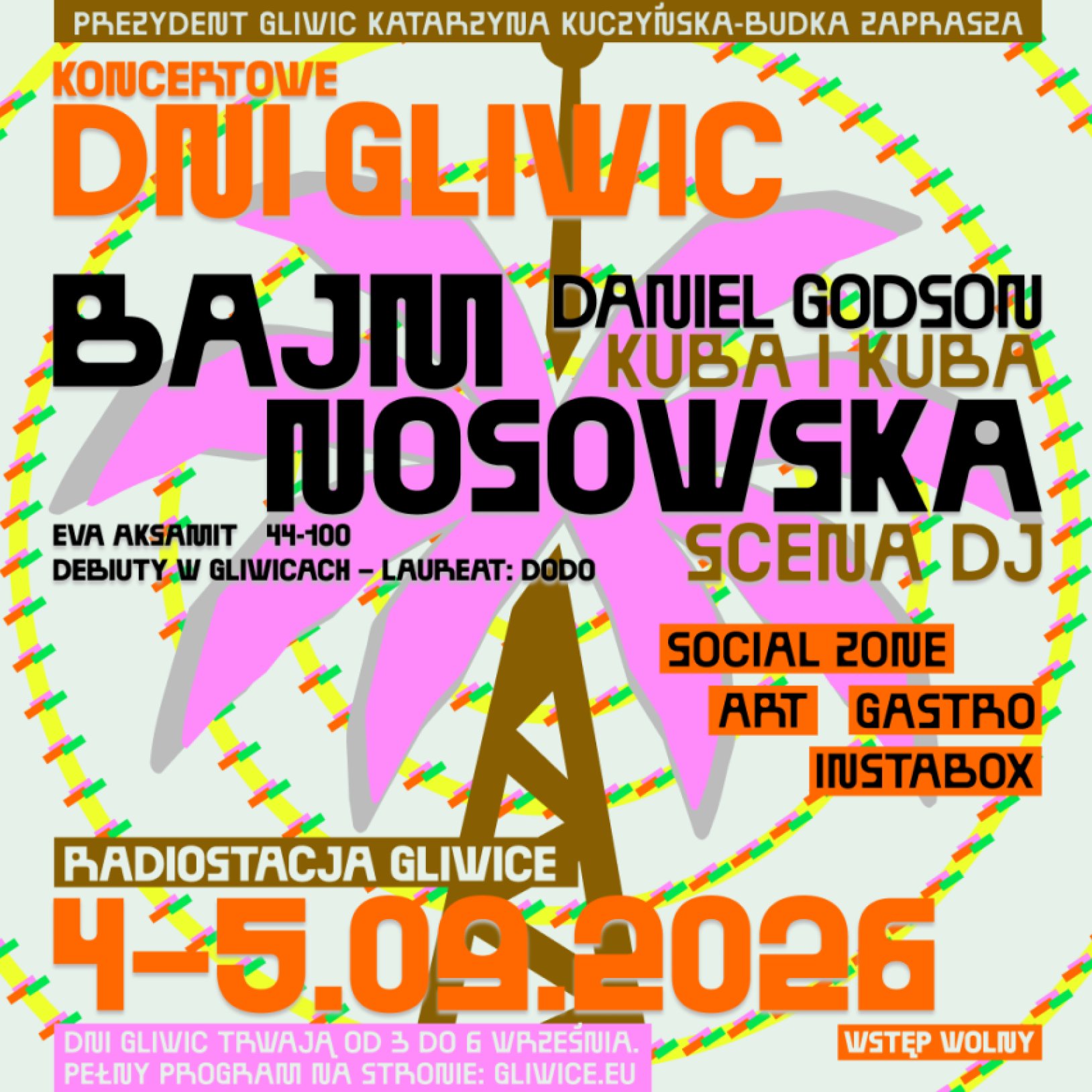 Dni Gliwic 2026! Nosowska i Bajm rozpalą Gliwice