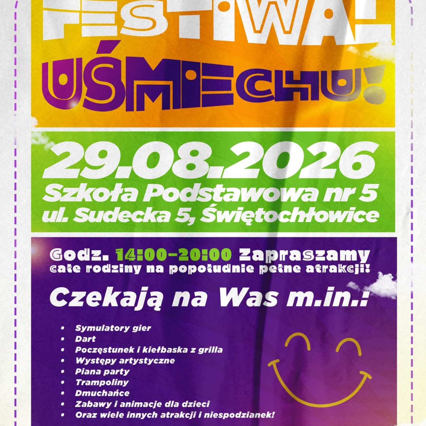 Grafika z informacjiami o wydarzeniu
