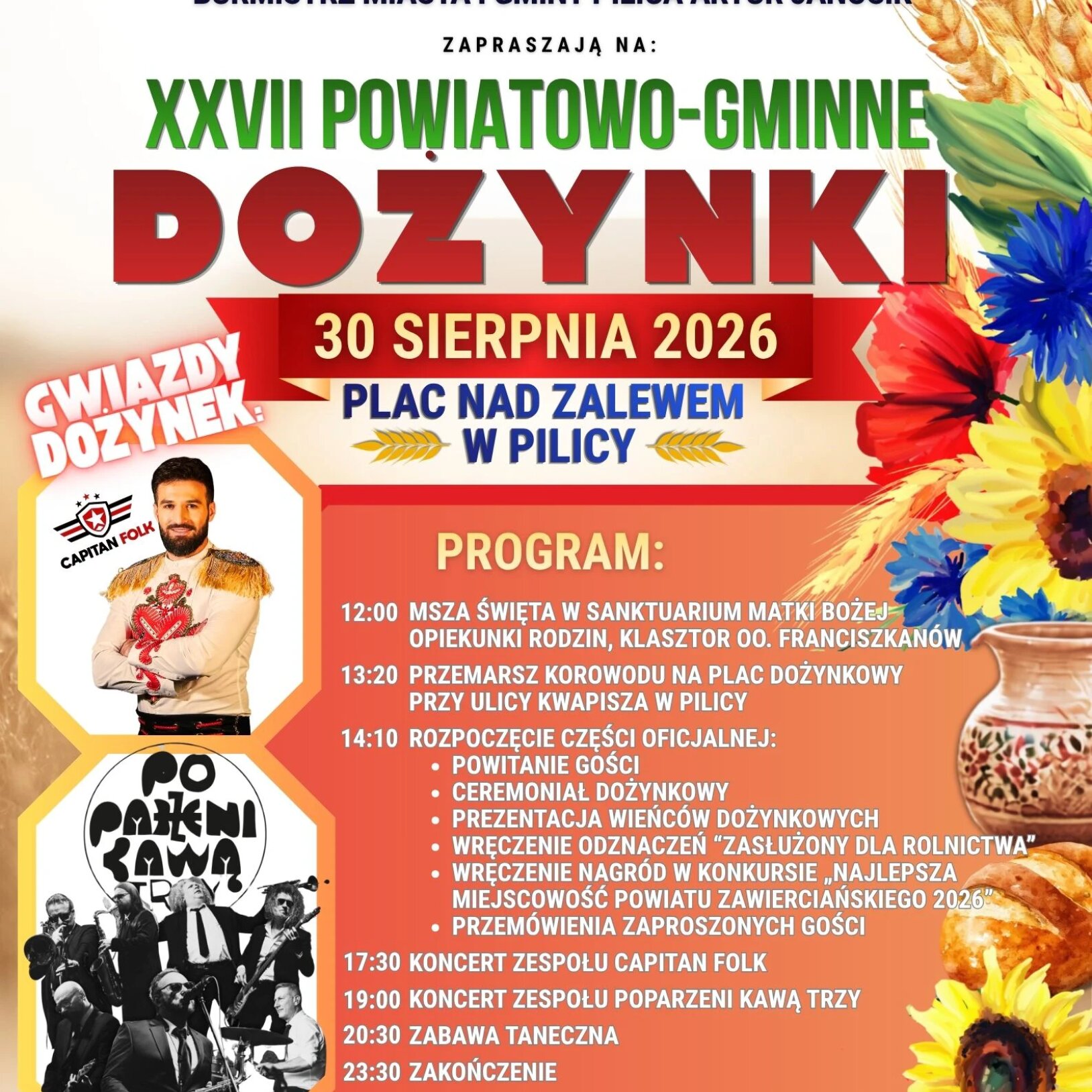 XXVII Dożynki Powiatowo-Gminne w Pilicy