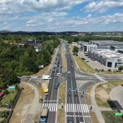 Skrzyżowanie Alei Jana Pawła II z ulicą Kędzierzyńską