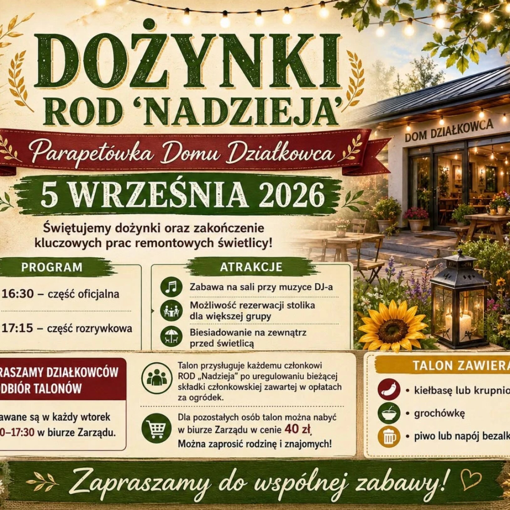 Dożynki ROD Nadzieja