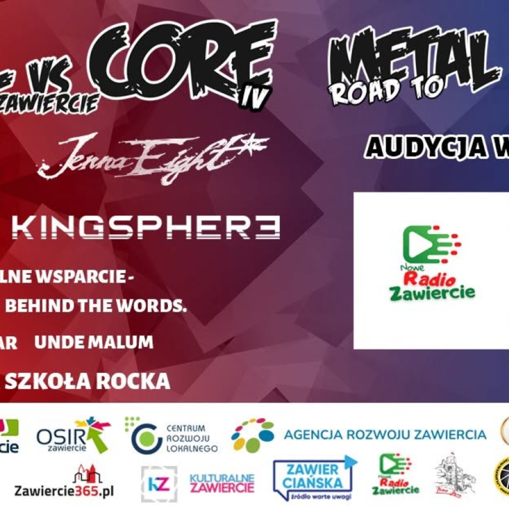 plakat metal vs core