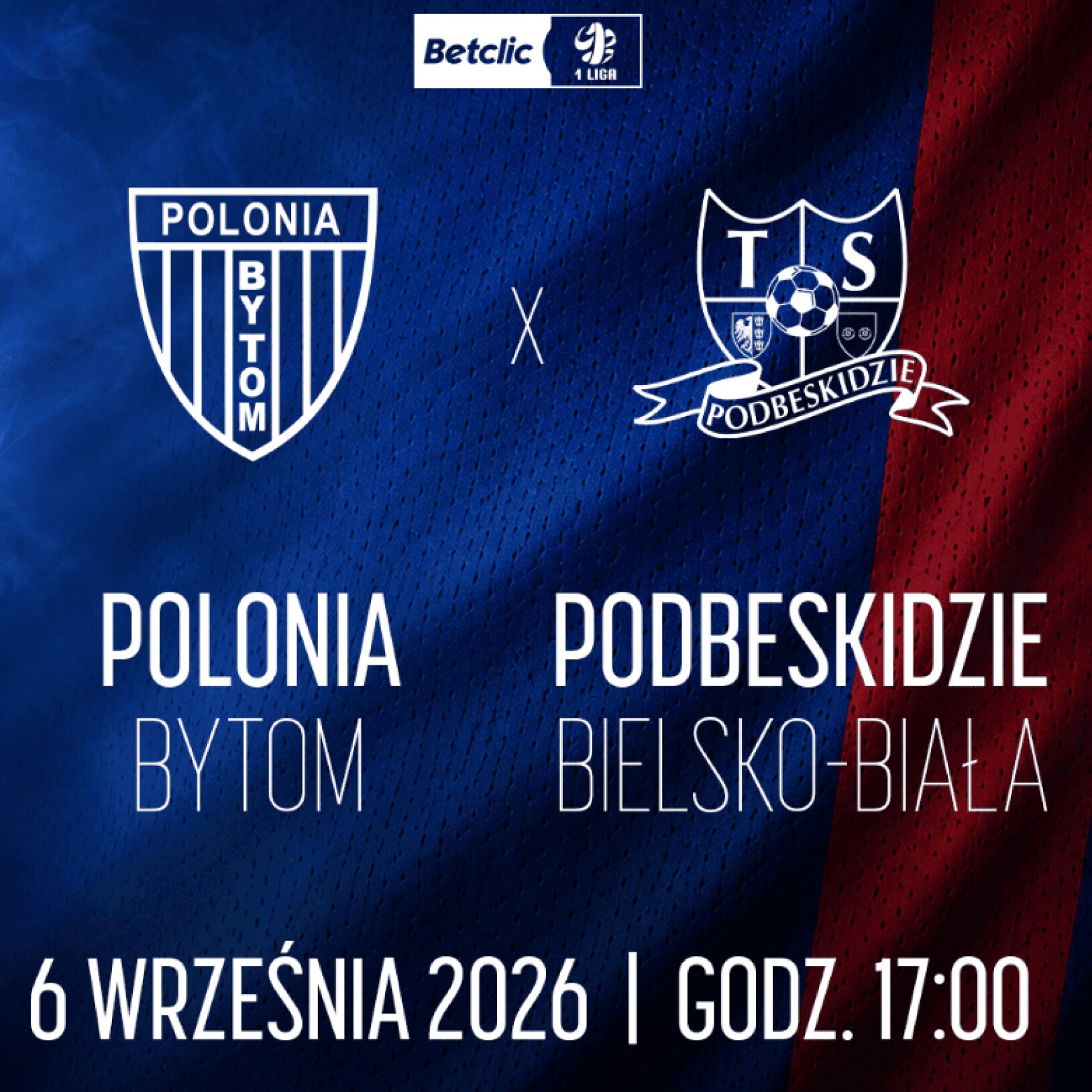 grafika przedstawiająca wydarzenie herby klubów