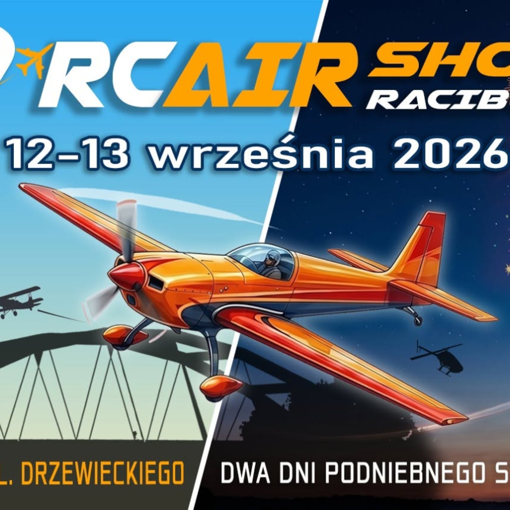 Mały samolot podczas lotu