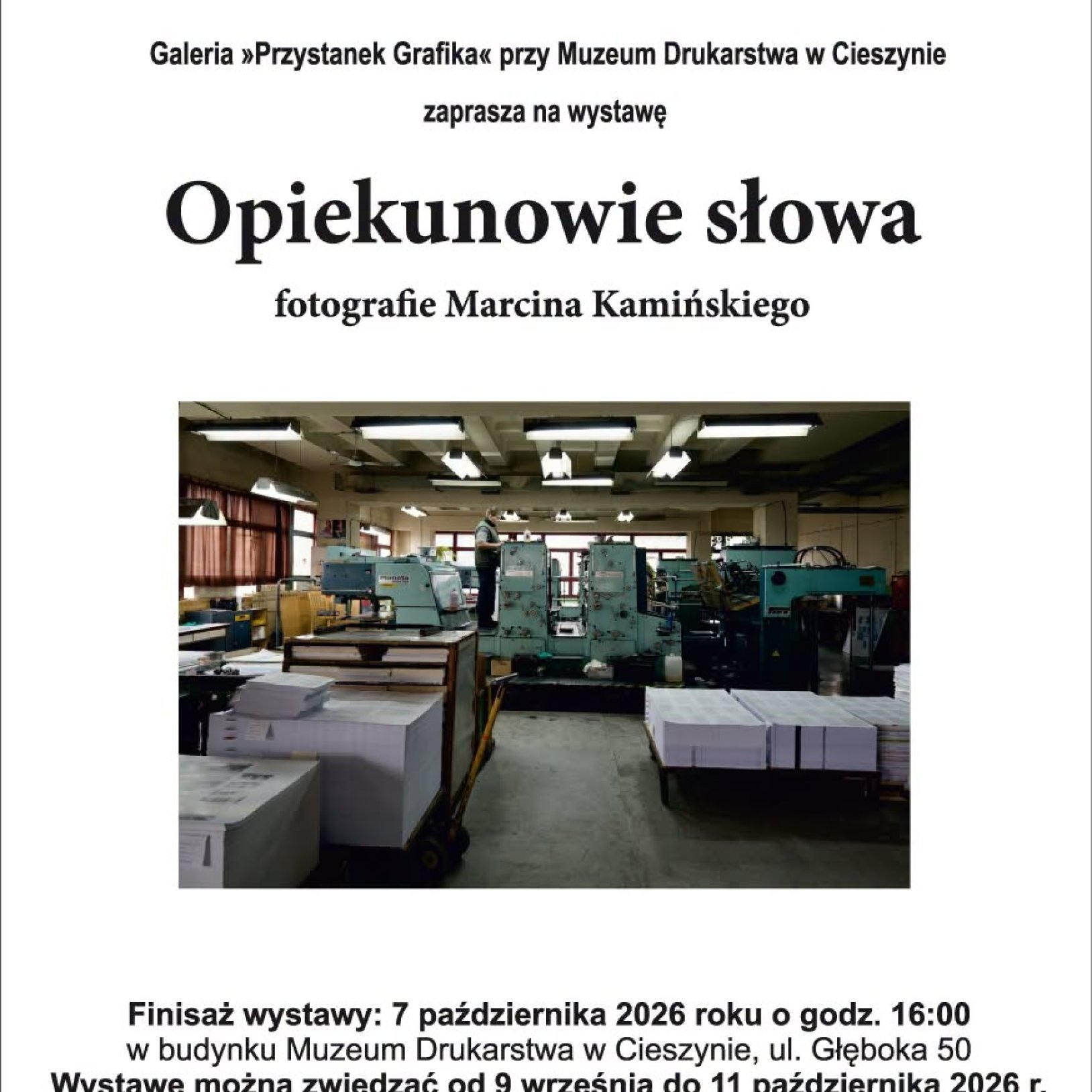 Wystawa Opiekunowie słowa