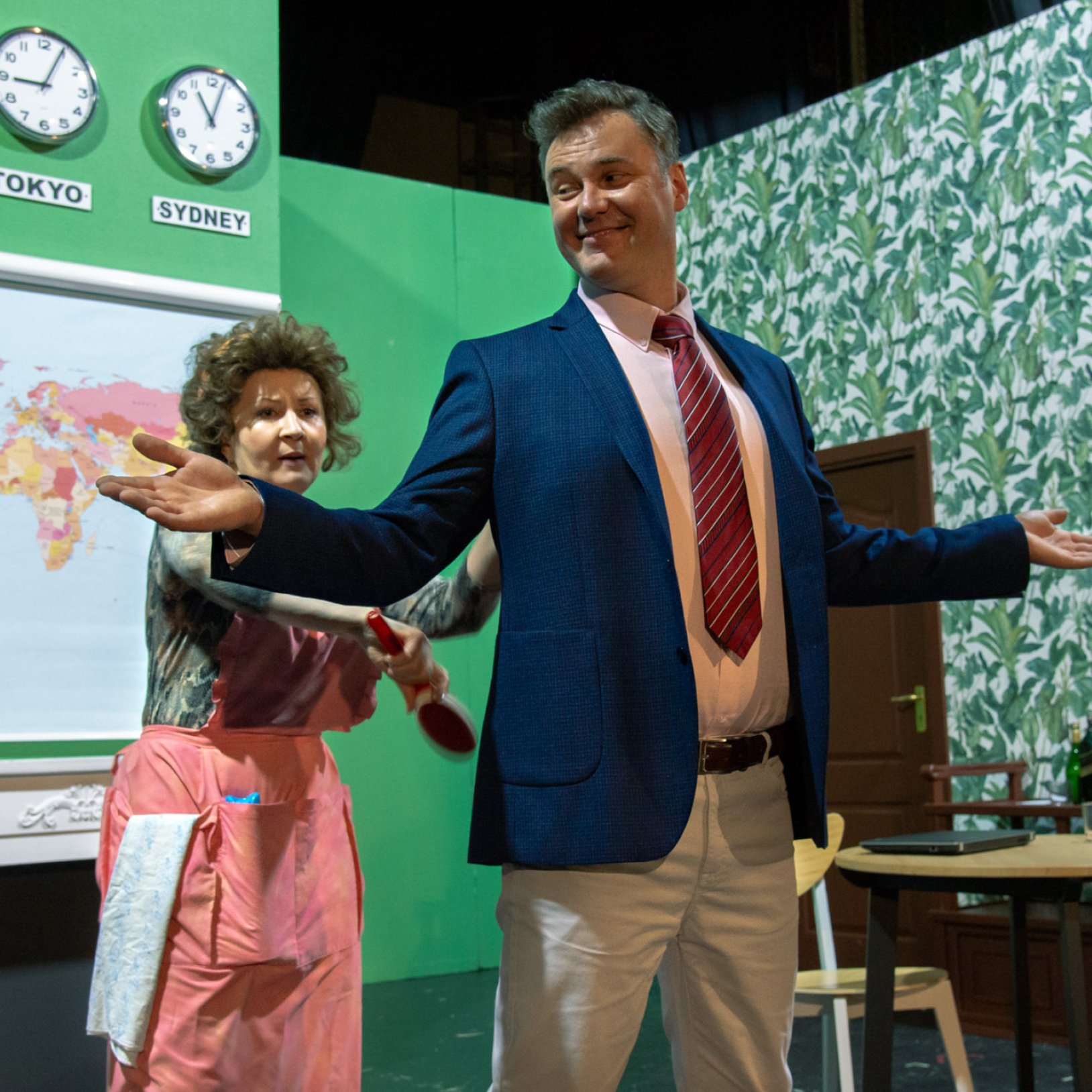 zdjęcie ze spektaklu Boeing, Boeing