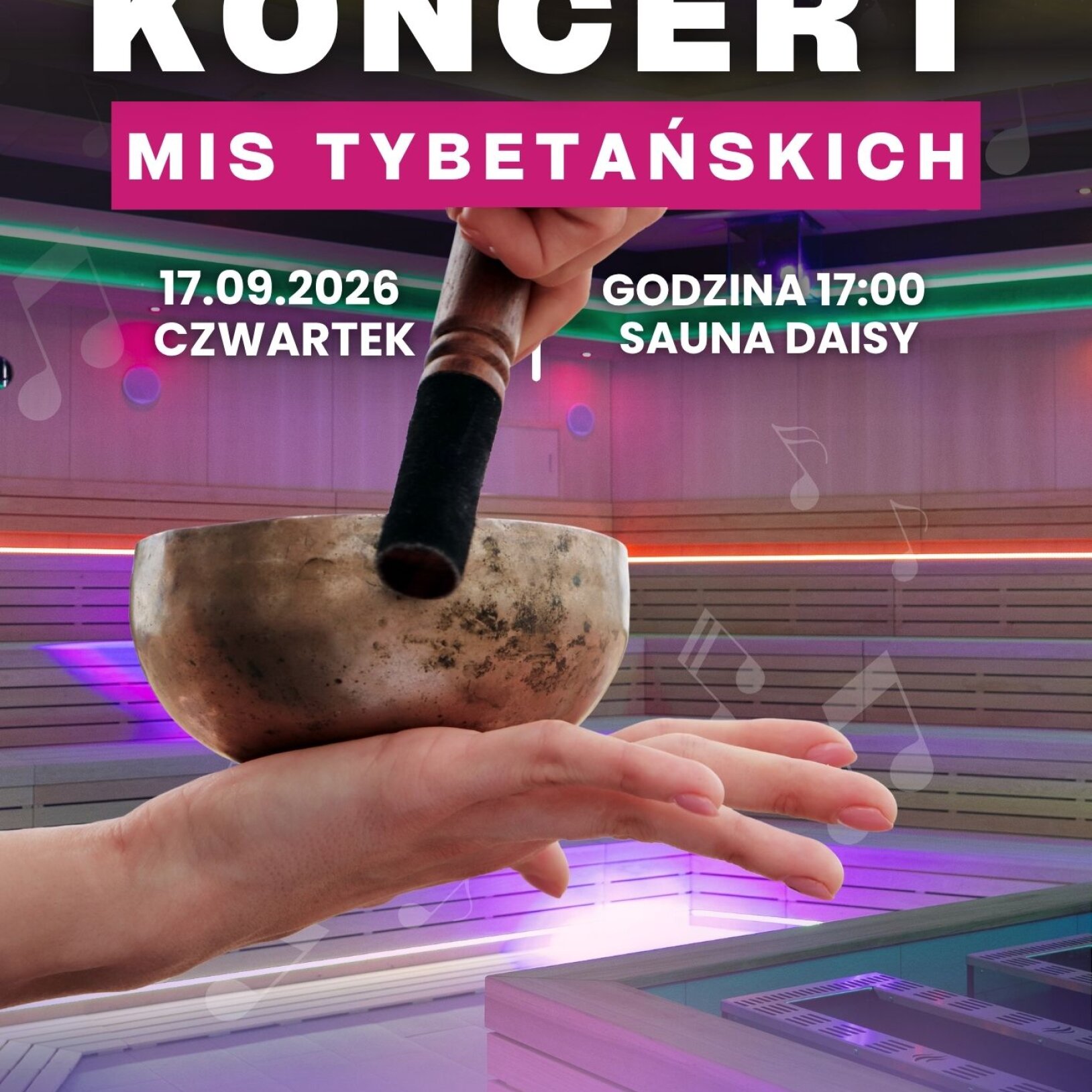 plakat seansu z misami tybetańskimi