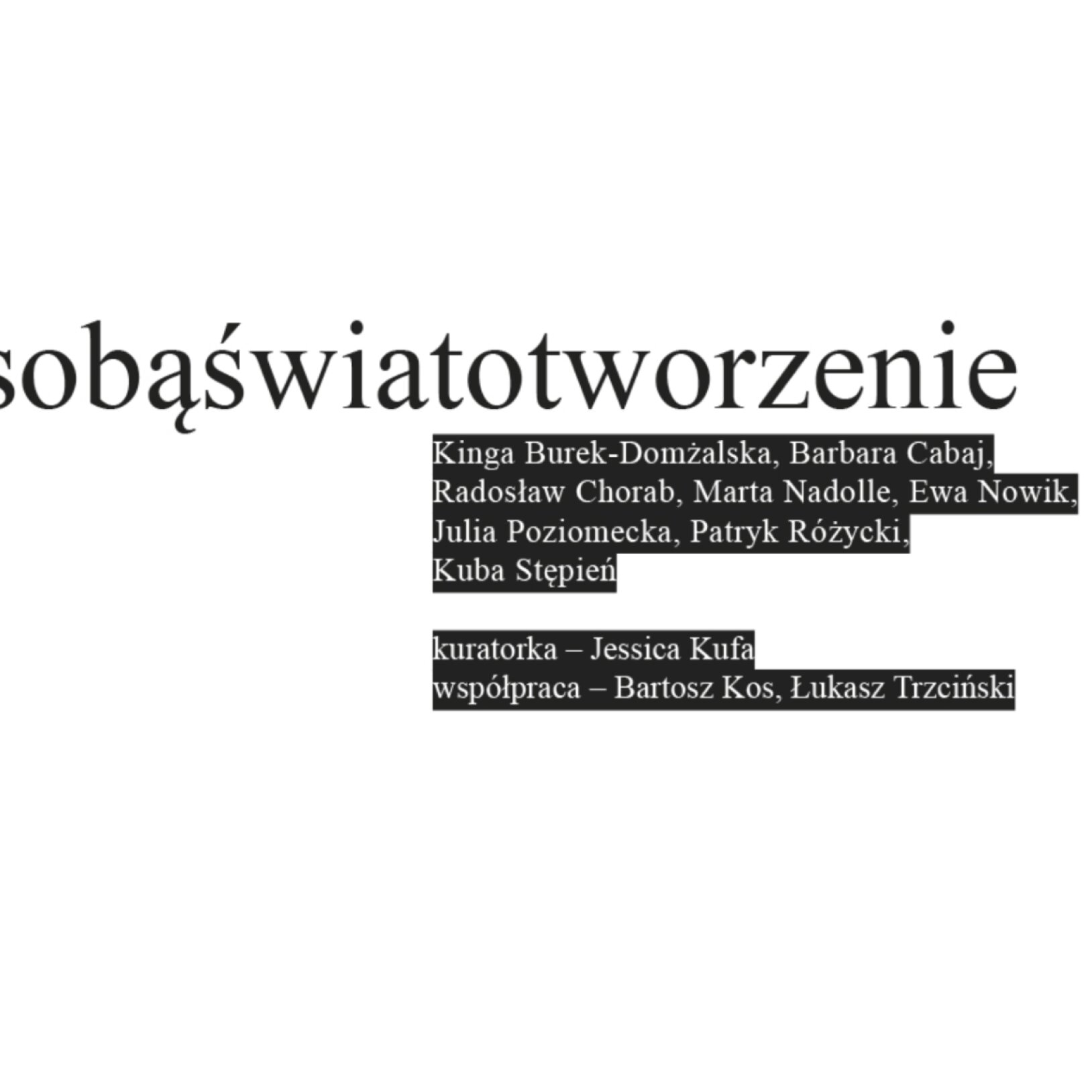 sobąświatotworzenie