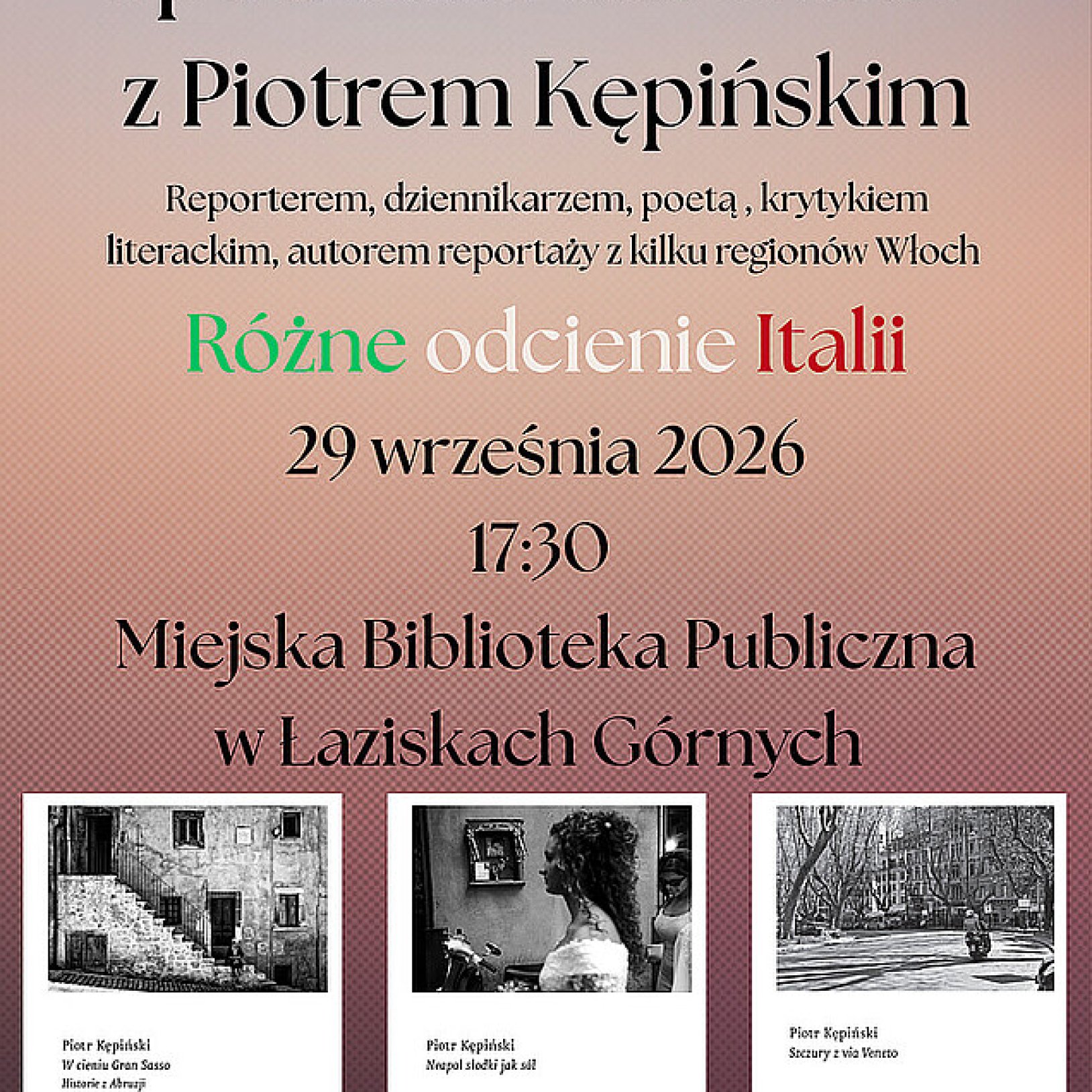 Plakat przedstawiający wydarzenie