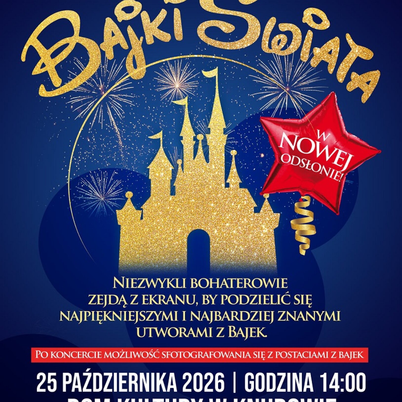 Pałac na granatowym tle