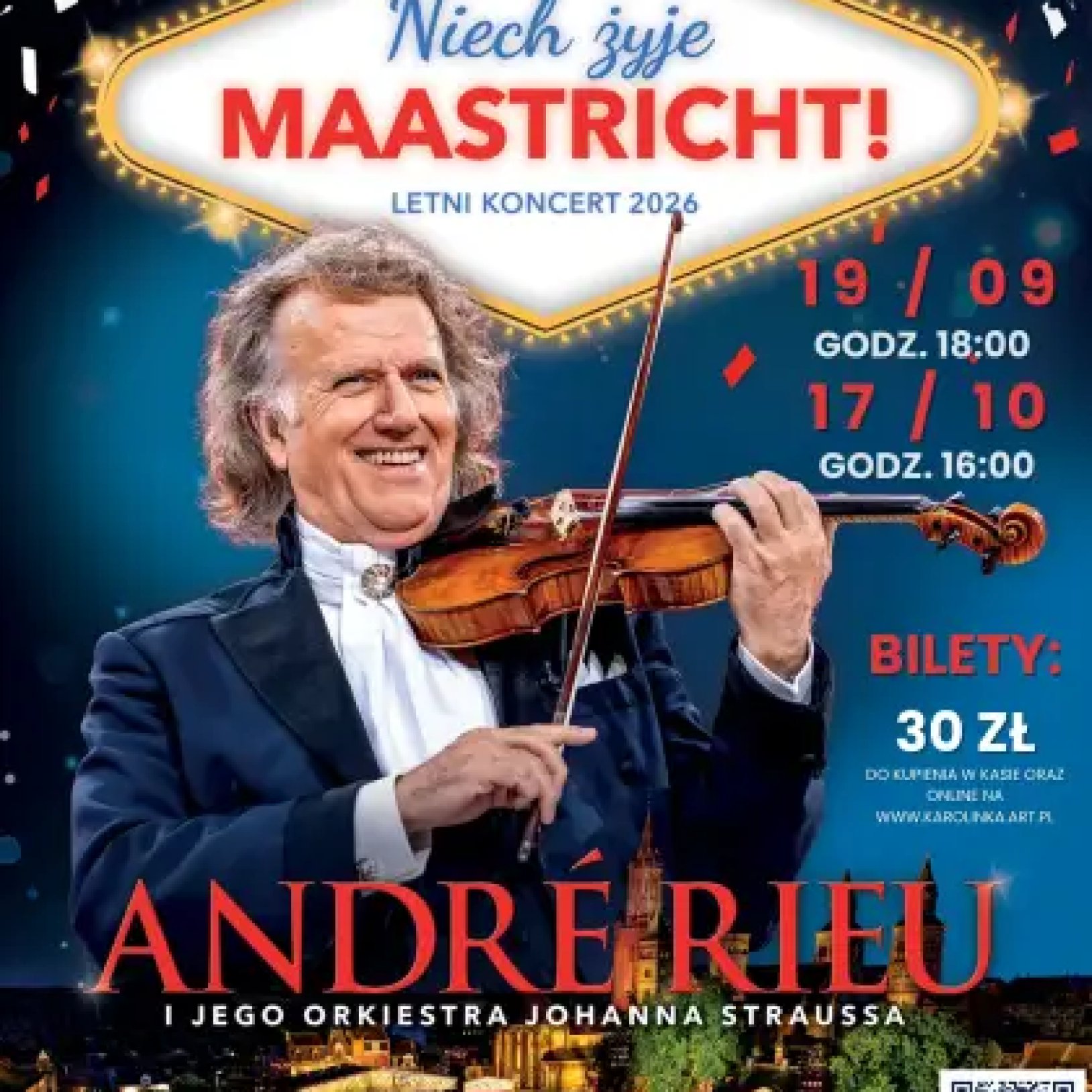 André Rieu. Niech żyje Maastricht! – retransmisja letniego koncertu z Maastricht 2026