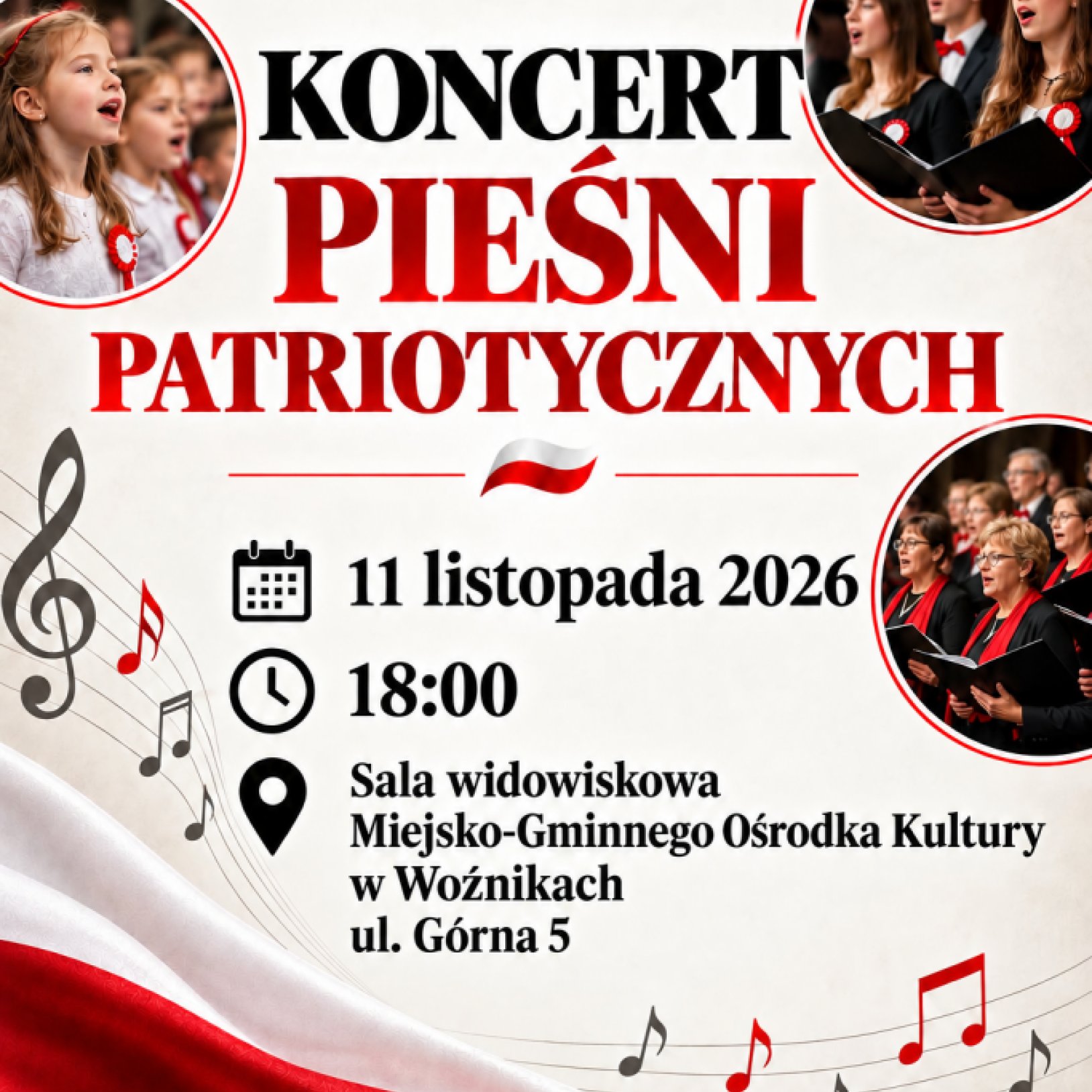 Koncert Pieśni Patriotycznych