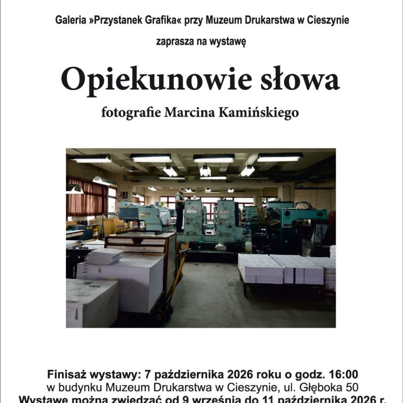Finisaż wystawy Opiekunowie słowa