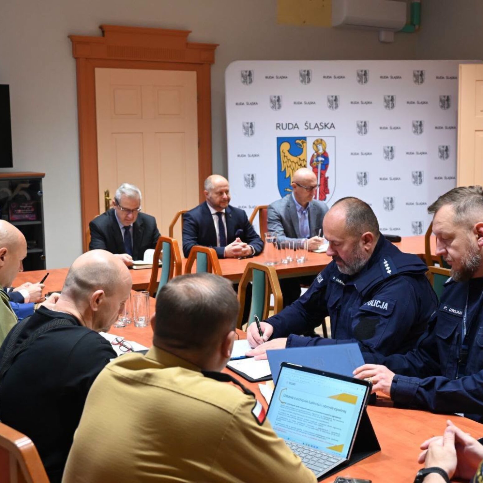 Posiedzenie Miejskiego Zespołu Zarządzania Kryzysowego