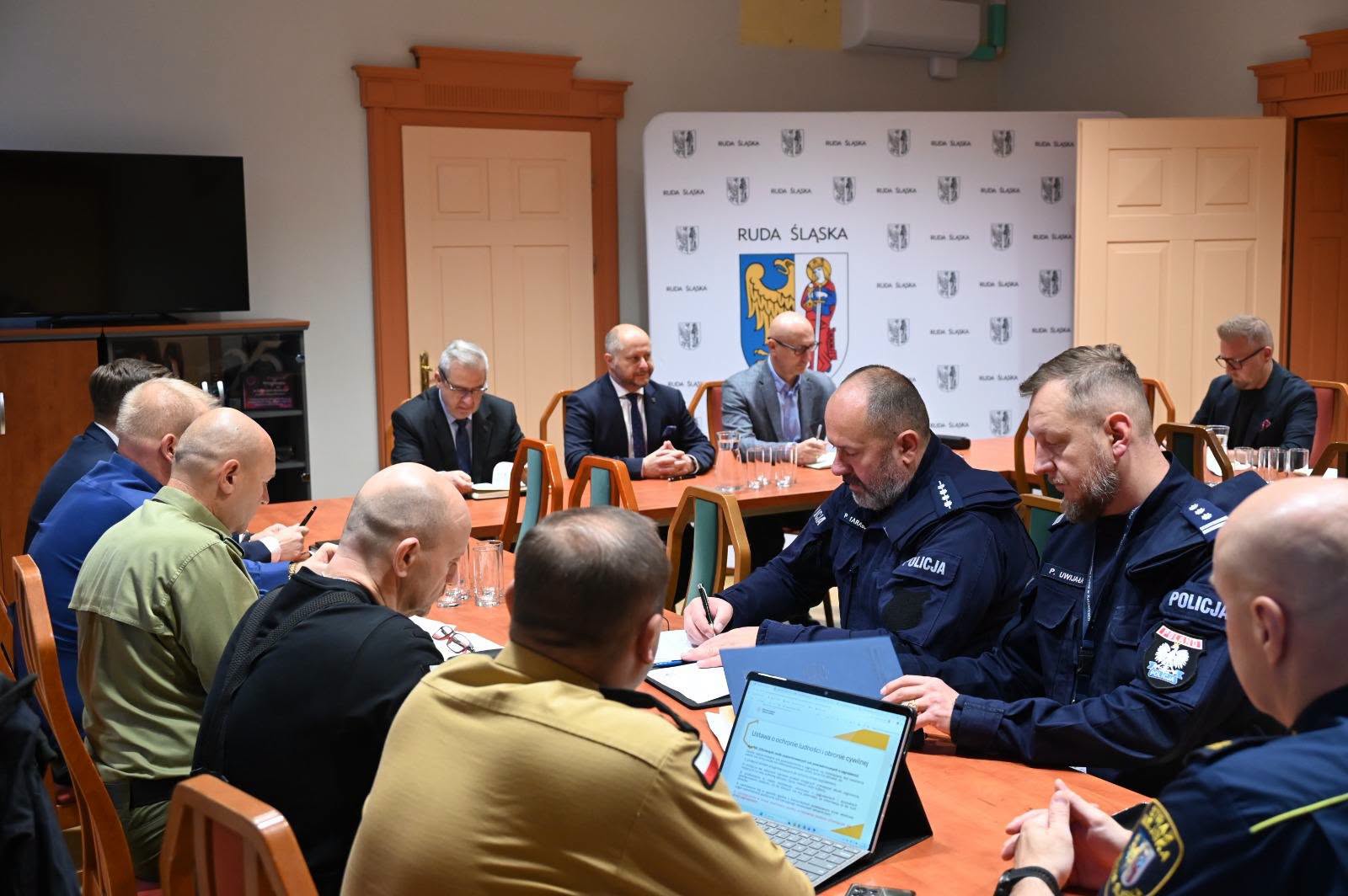 Posiedzenie Miejskiego Zespołu Zarządzania Kryzysowego