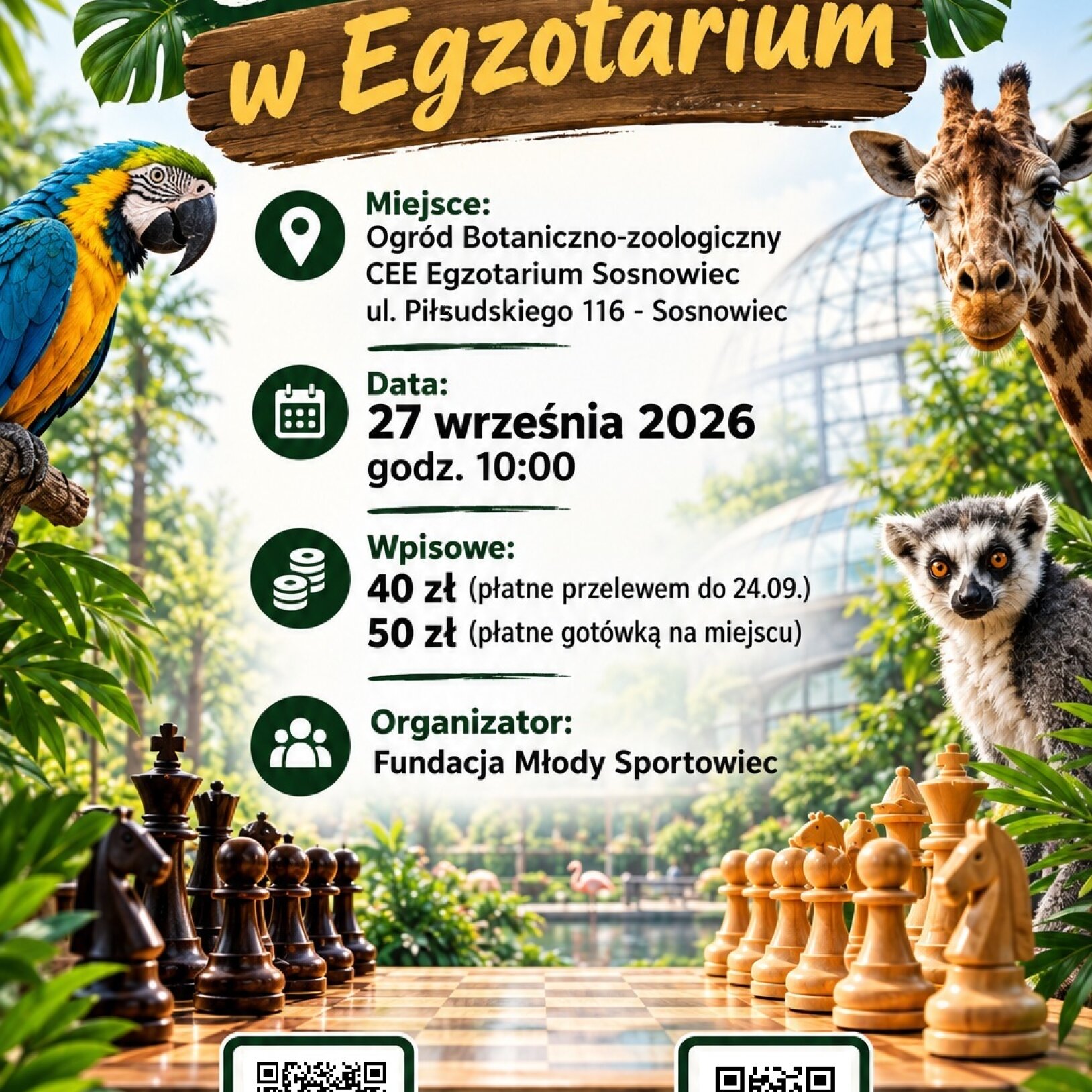 Szachy w Egzotarium