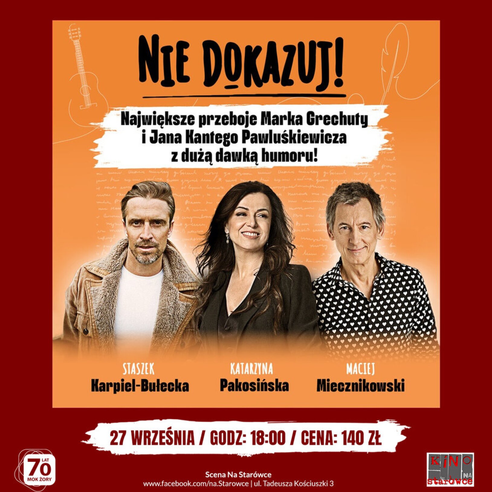 Nie Dokazuj! Największe przeboje Marka Grechuty i Jana Kantego Pawluśkiewicza