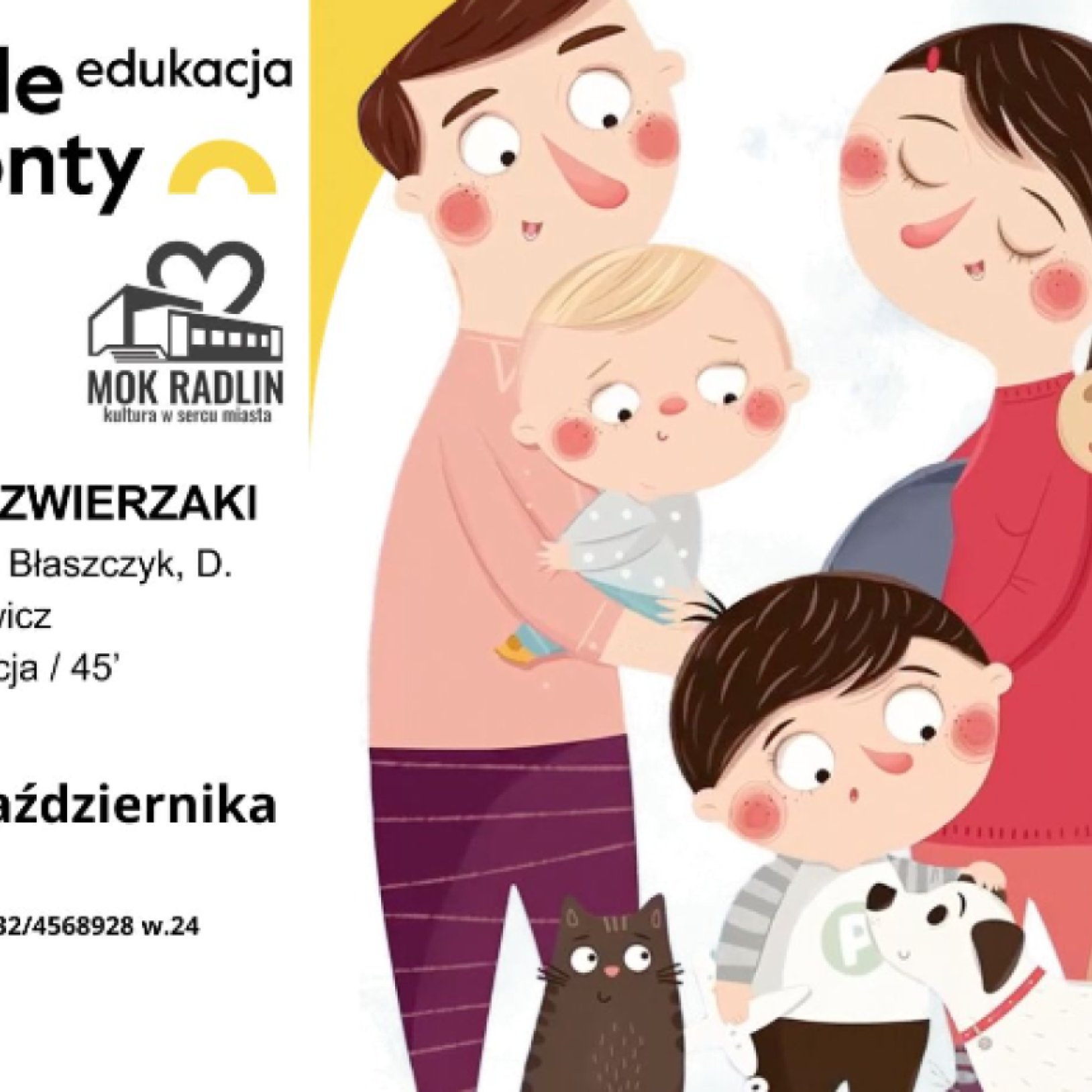 PUCIO KOCHA ZWIERZAKI- Grafika przedstawiająca wydarzenie