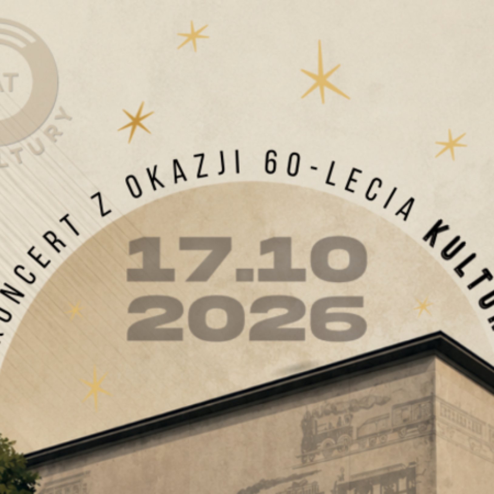 60-lecie Domu Kultury w Kazimierzu - Grafika przedstawiająca wydarzenie