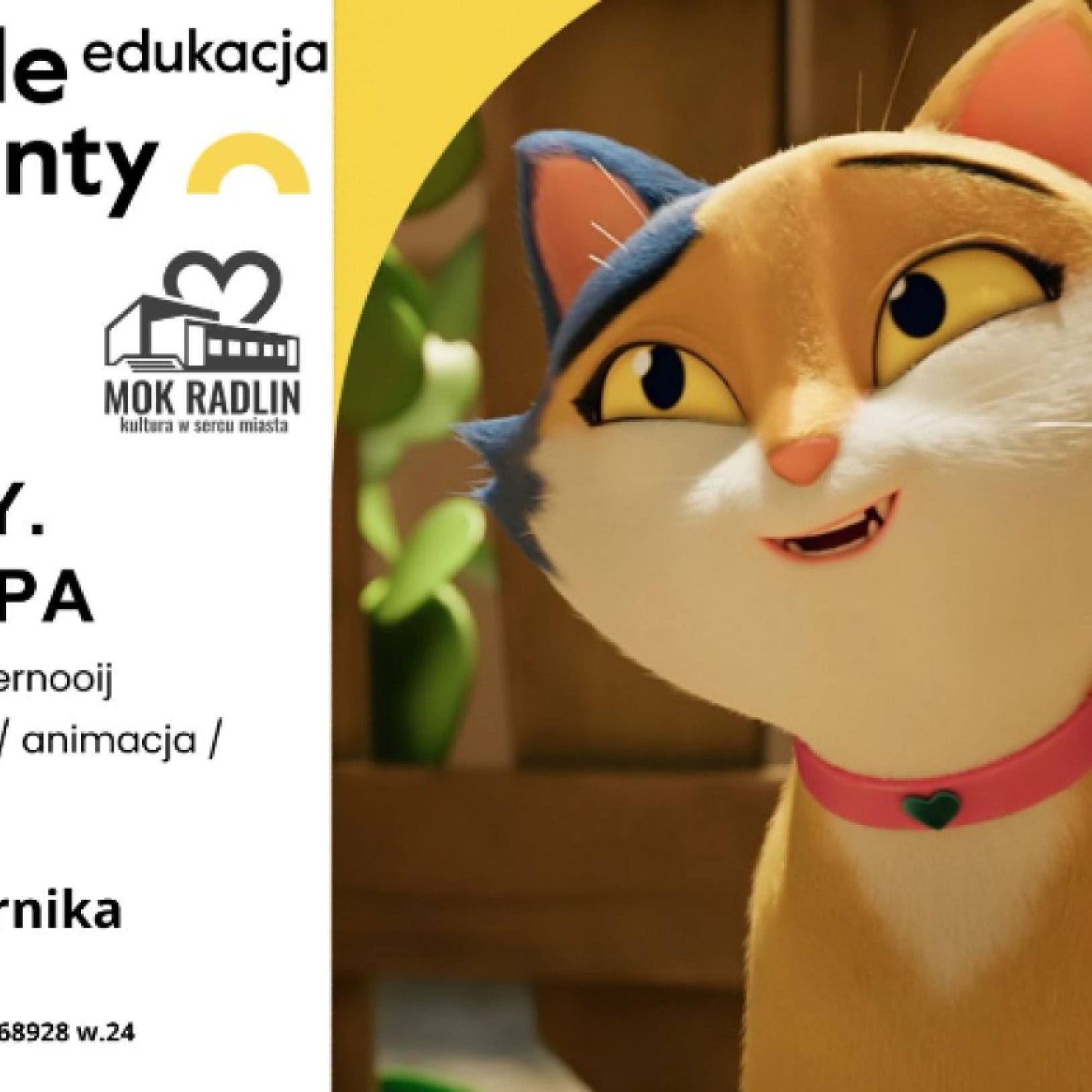 Grafika przedstawiająca MISS MOXY. KOCIA EKIPA